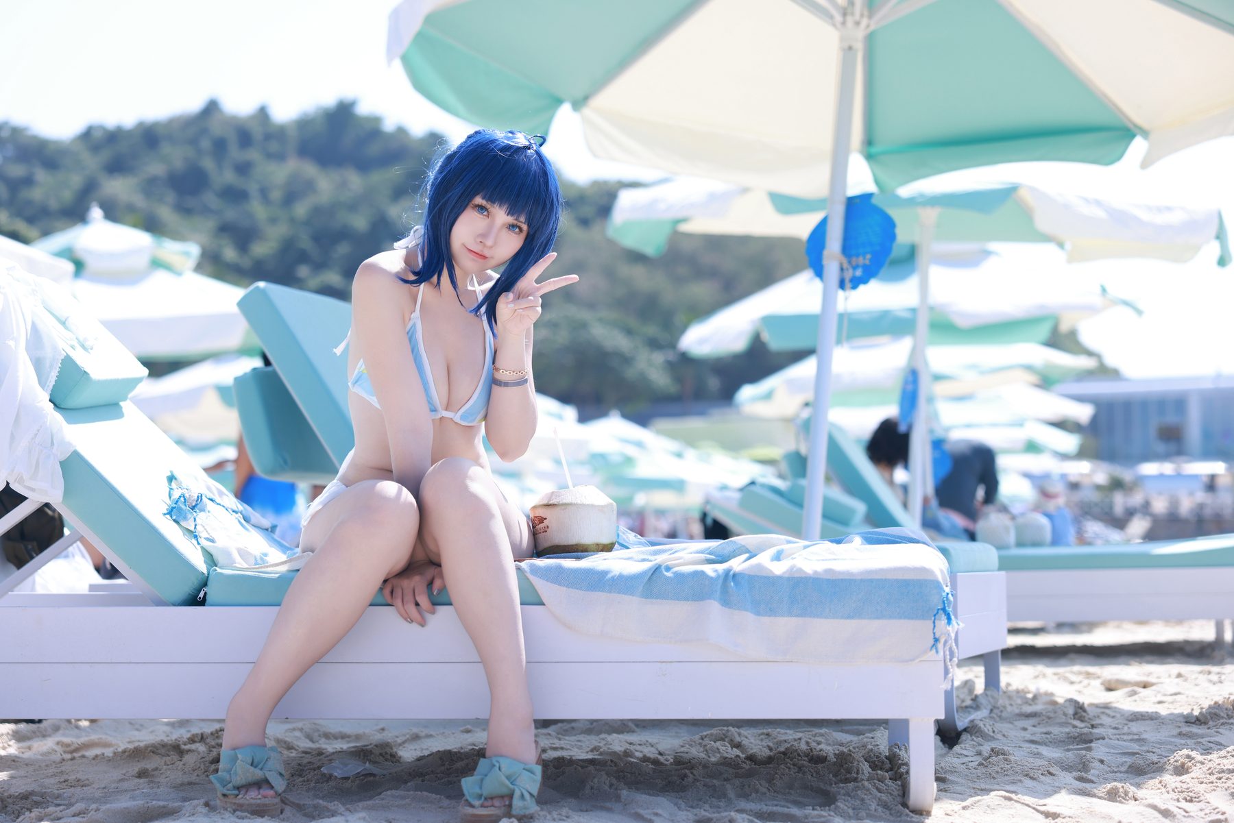 G44不会受伤 败犬女主太多了 八奈见杏菜 泳装 COS写真
