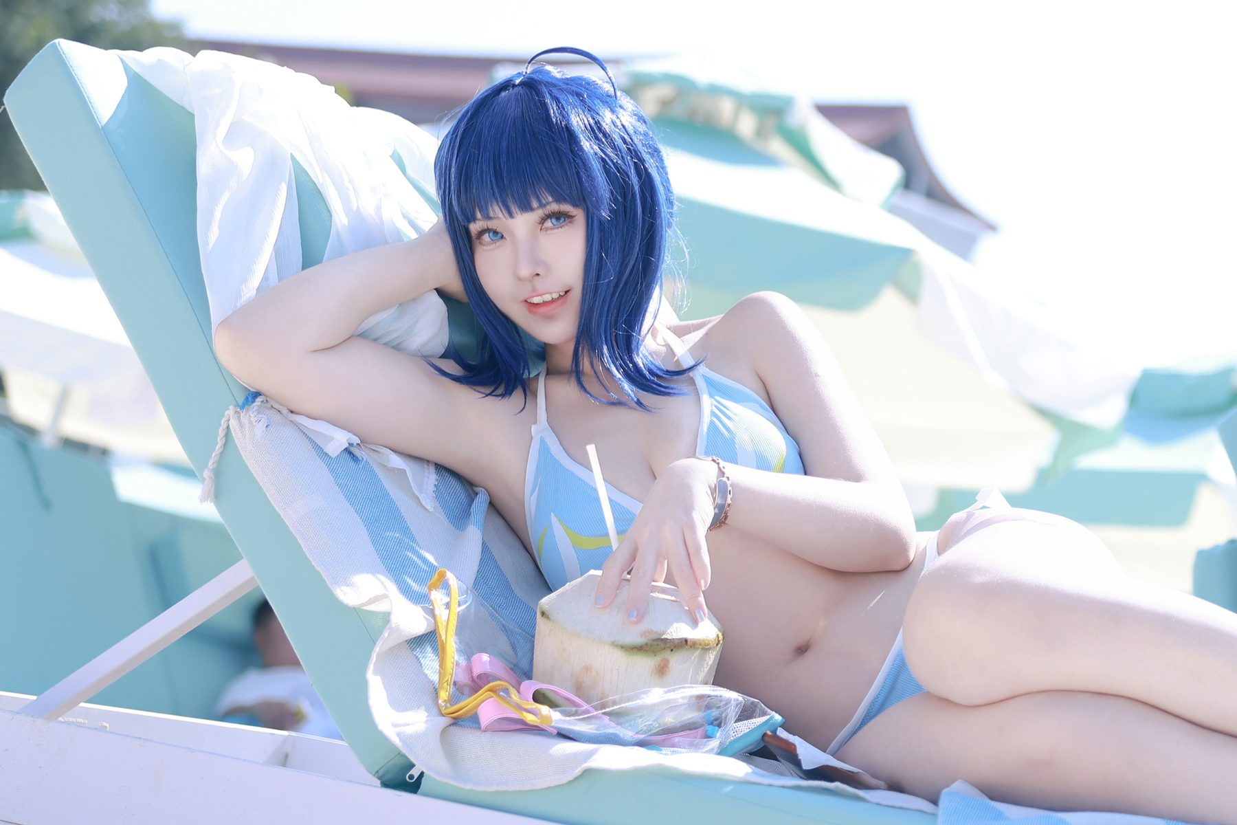 G44不会受伤 败犬女主太多了 八奈见杏菜 泳装 COS写真