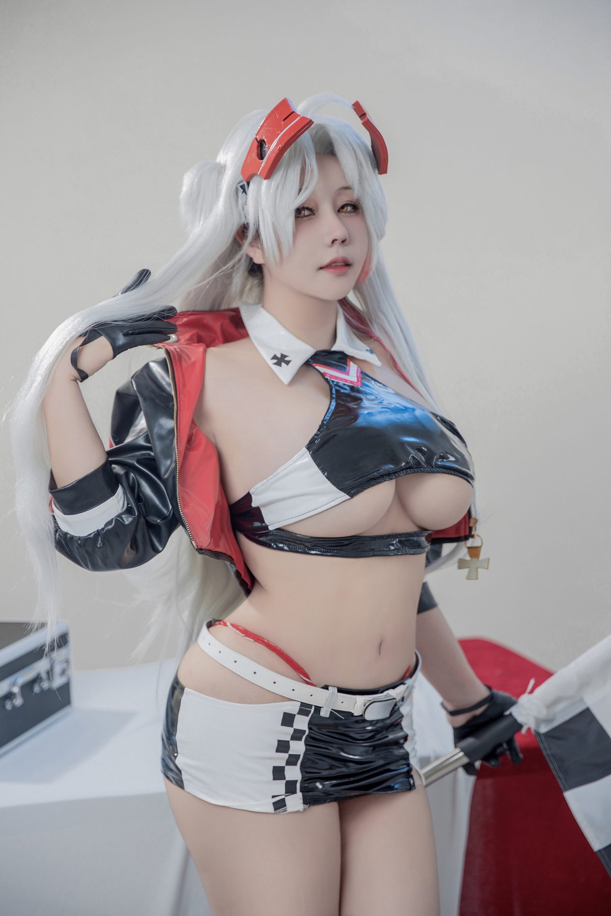 KANEKO 咔喵 欧根亲王 赛车服 COS写真
