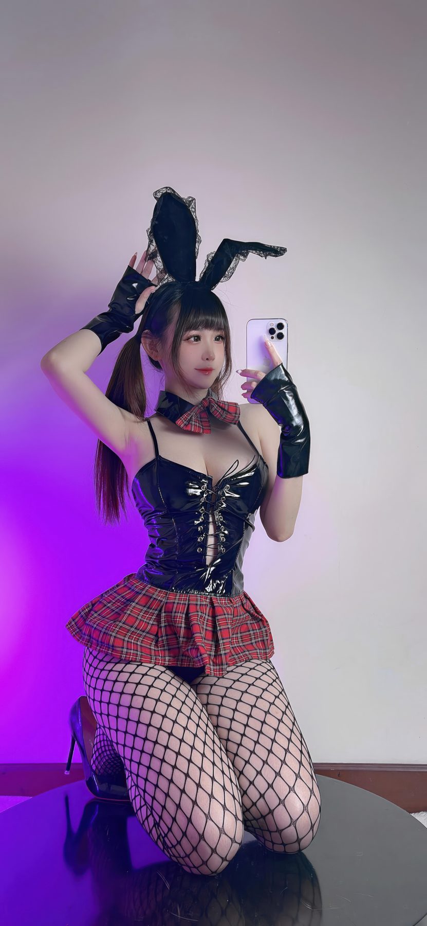 miko酱 学院兔女郎 COS写真