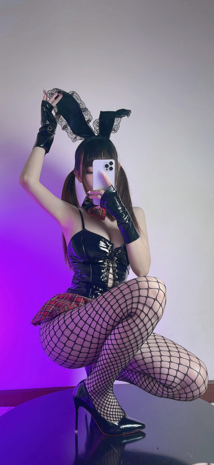 miko酱 学院兔女郎 COS写真