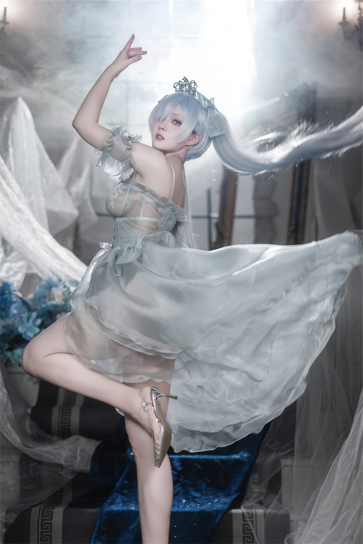 Natsuko夏夏子 灰姑娘水晶公主 COS写真