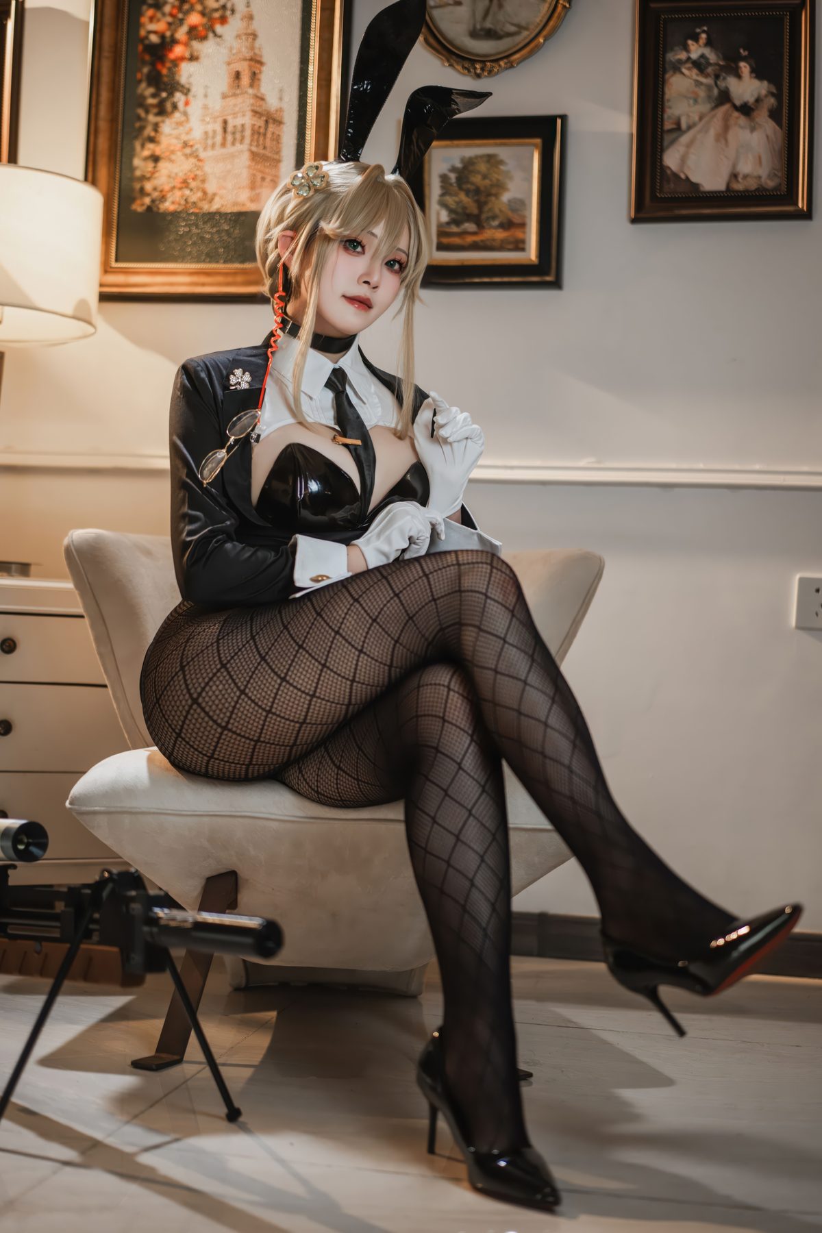 Natsuko夏夏子 爱德 特工兔女郎 COS写真