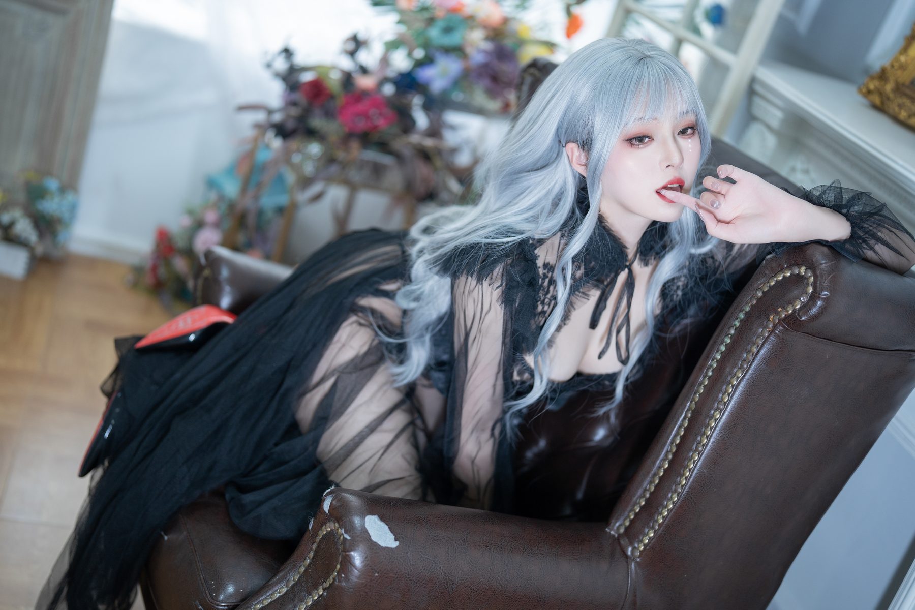 Natsuko夏夏子 Black Butterfly COS写真