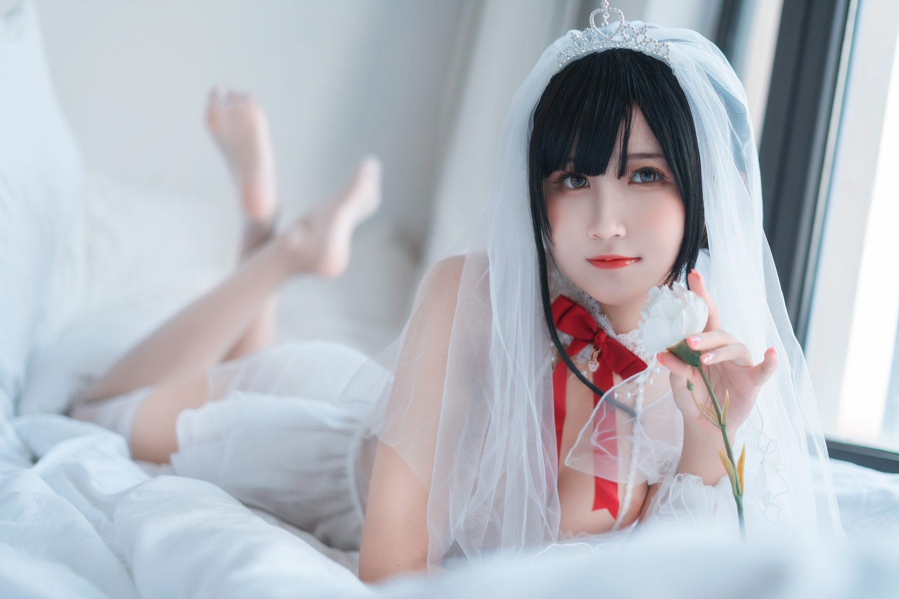 NO.060 婚纱孔雀翎 COS写真