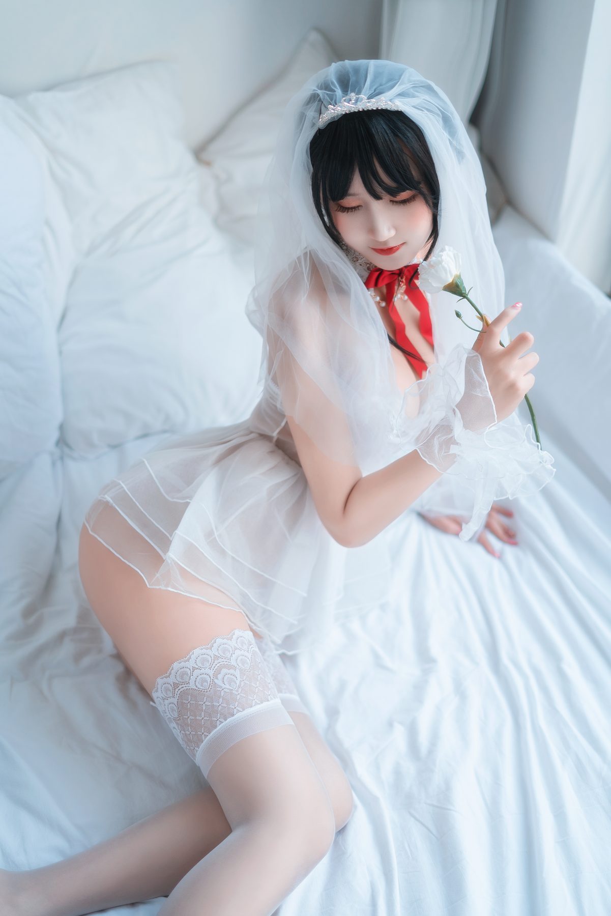 NO.060 婚纱孔雀翎 COS写真