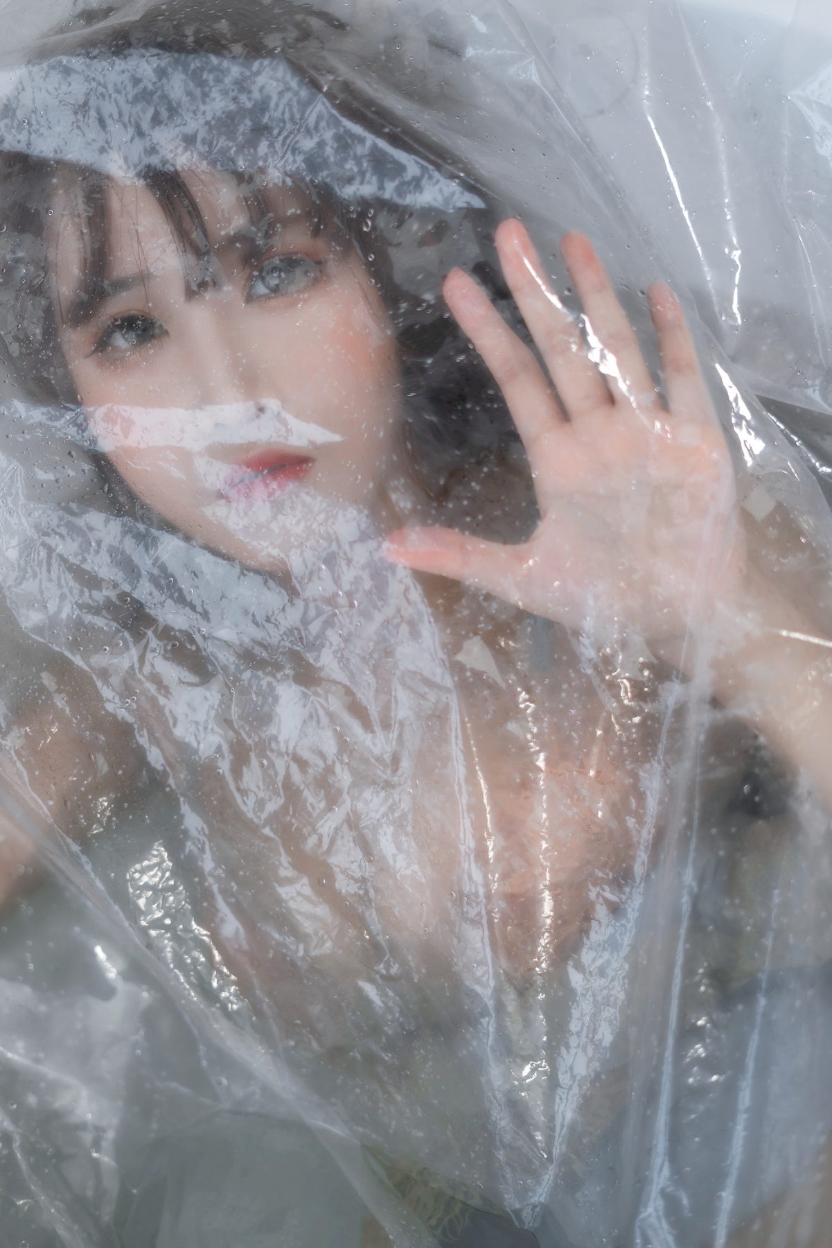NO.061 浴缸蓝睡裙 COS写真