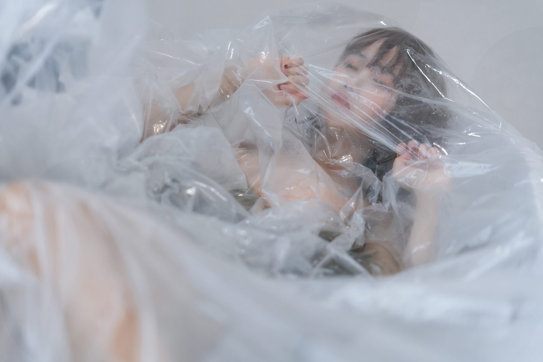 NO.061 浴缸蓝睡裙 COS写真