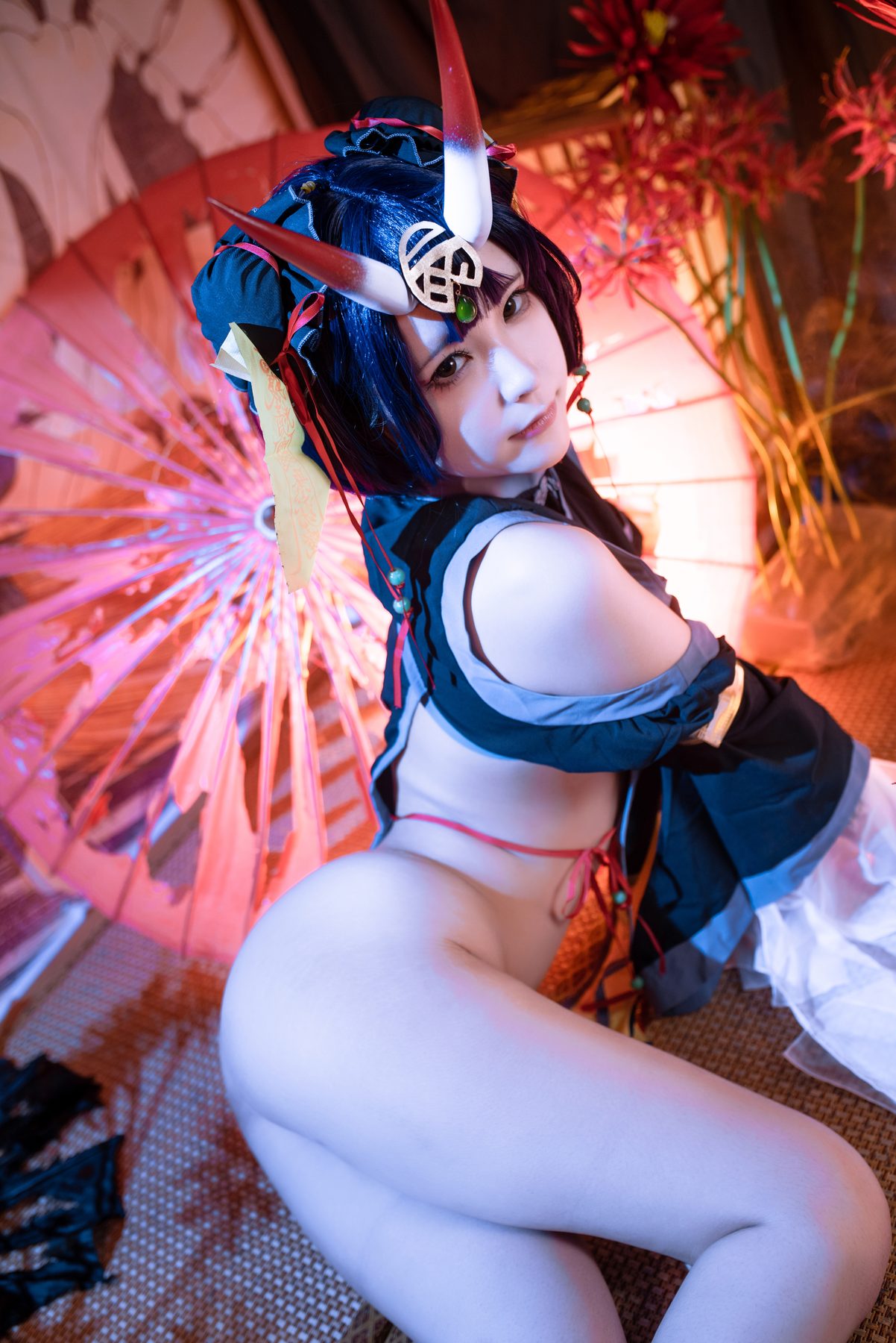 Quan冉有点饿 FGO 酒吞童子同人 小僵尸 COS写真