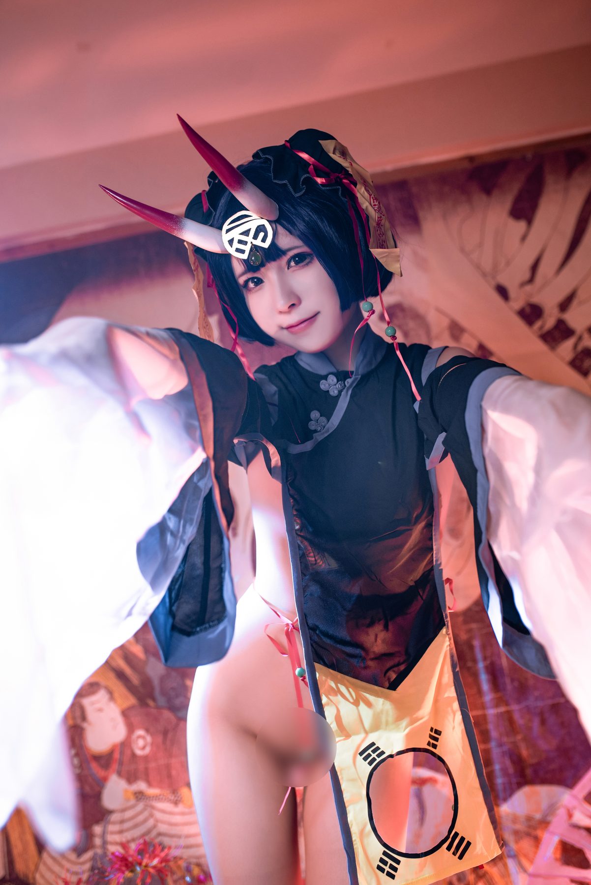 Quan冉有点饿 FGO 酒吞童子同人 小僵尸 COS写真