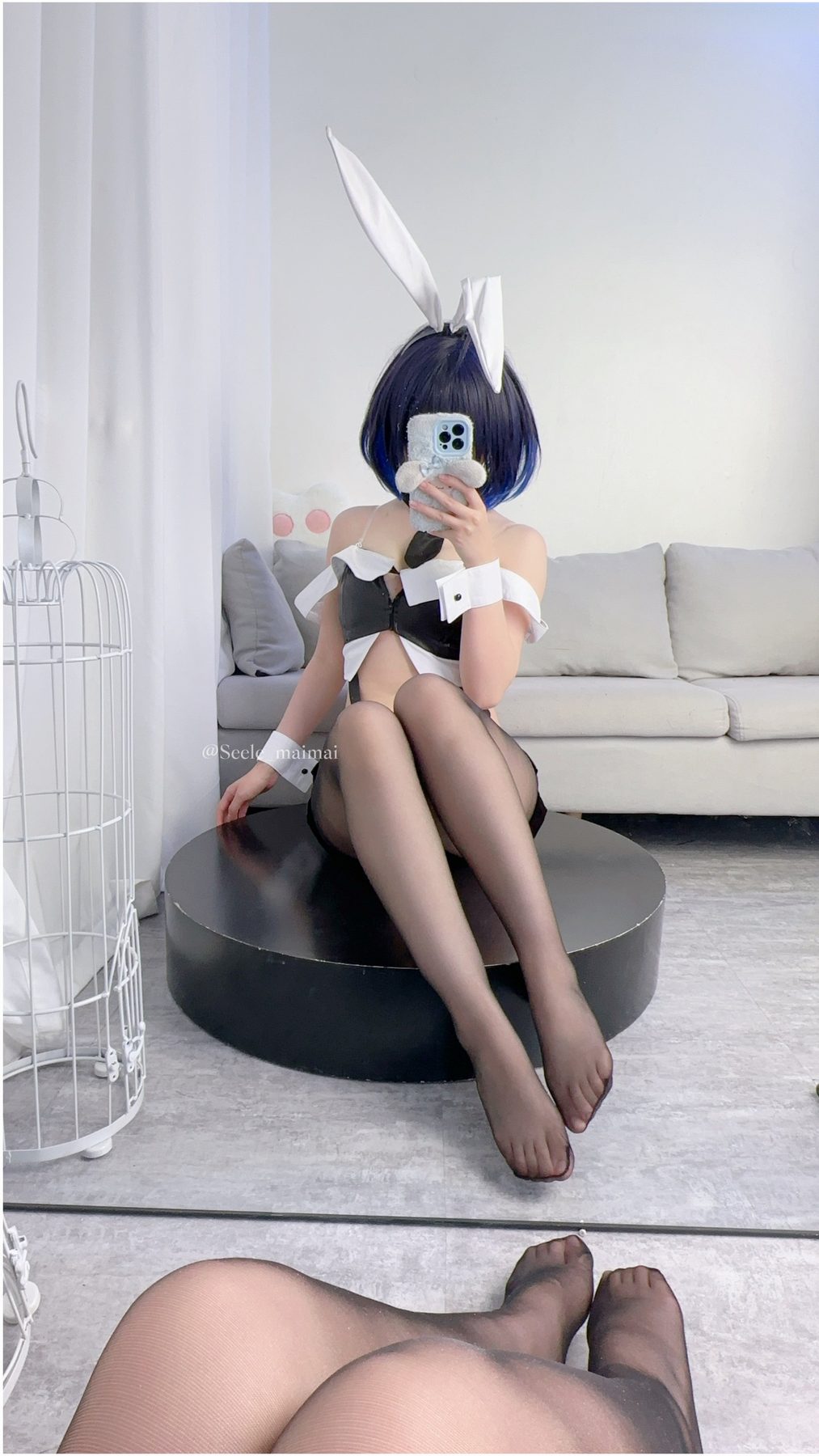 Seele麦麦 cosplay写真_兔女郎希儿合集 | Seele麦麦 COS崩坏希儿全套图包 [83P-146MB]
