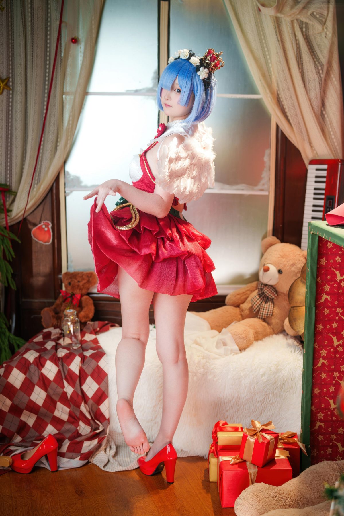 Seele麦麦 从零开始的异世界生活 蕾姆 圣诞物语 COS写真