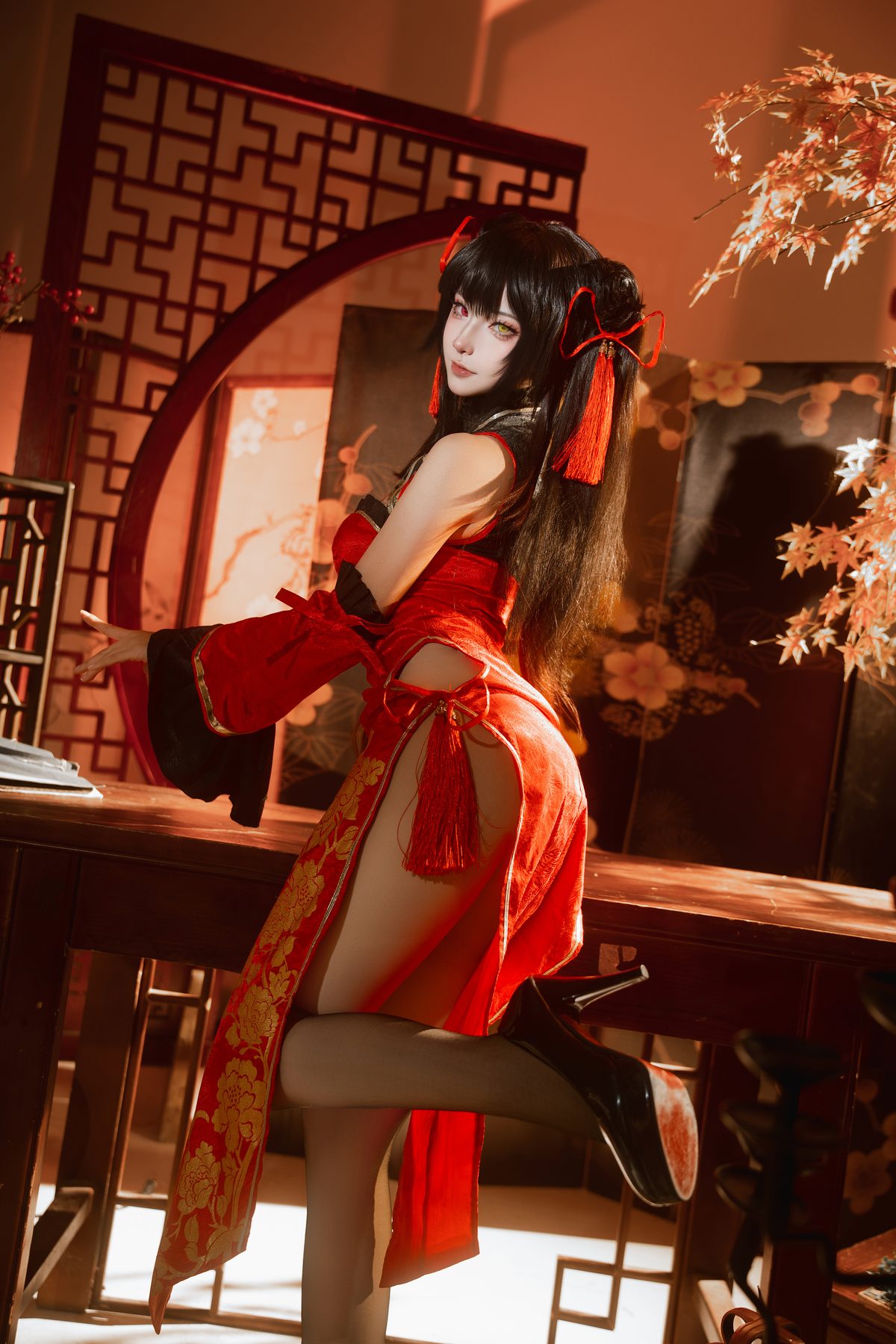 Seya 狮砸 - 狂三旗袍 COS写真