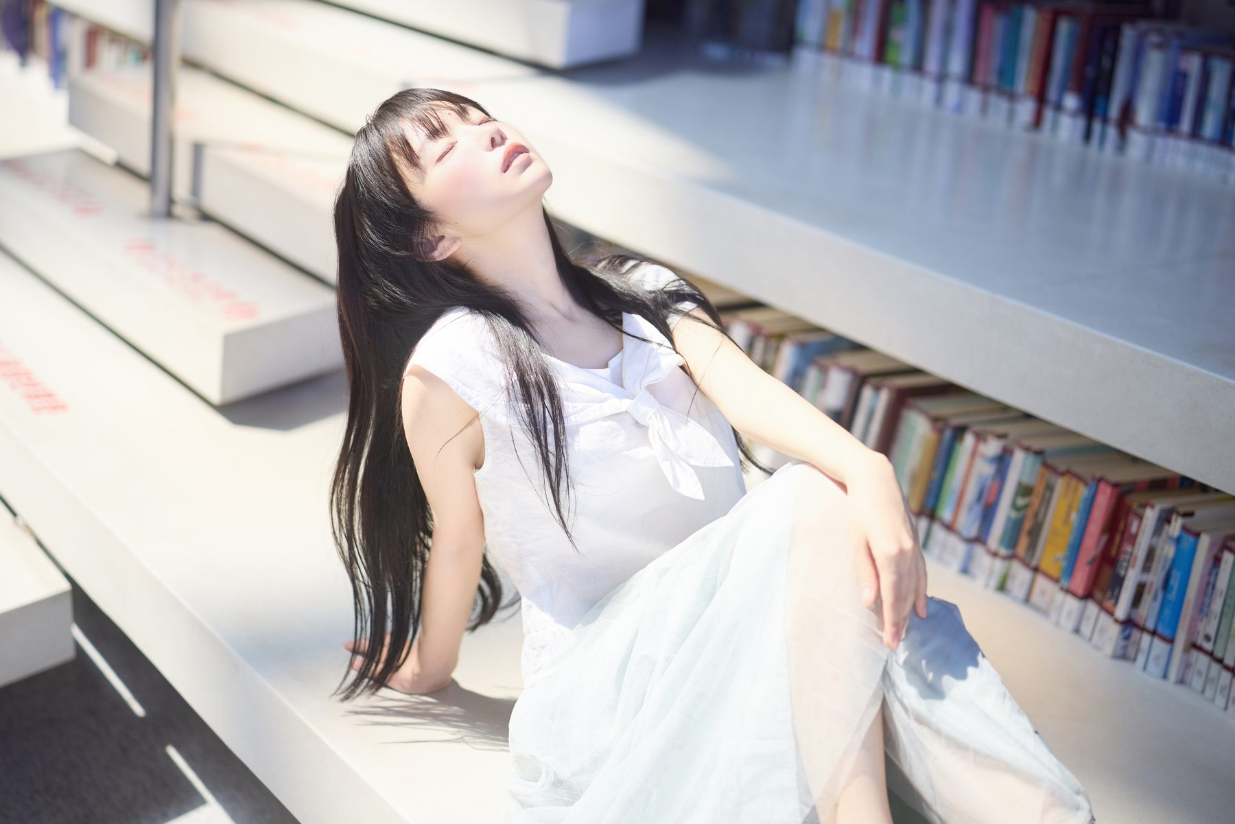 Shika小鹿鹿 图书馆 COS写真
