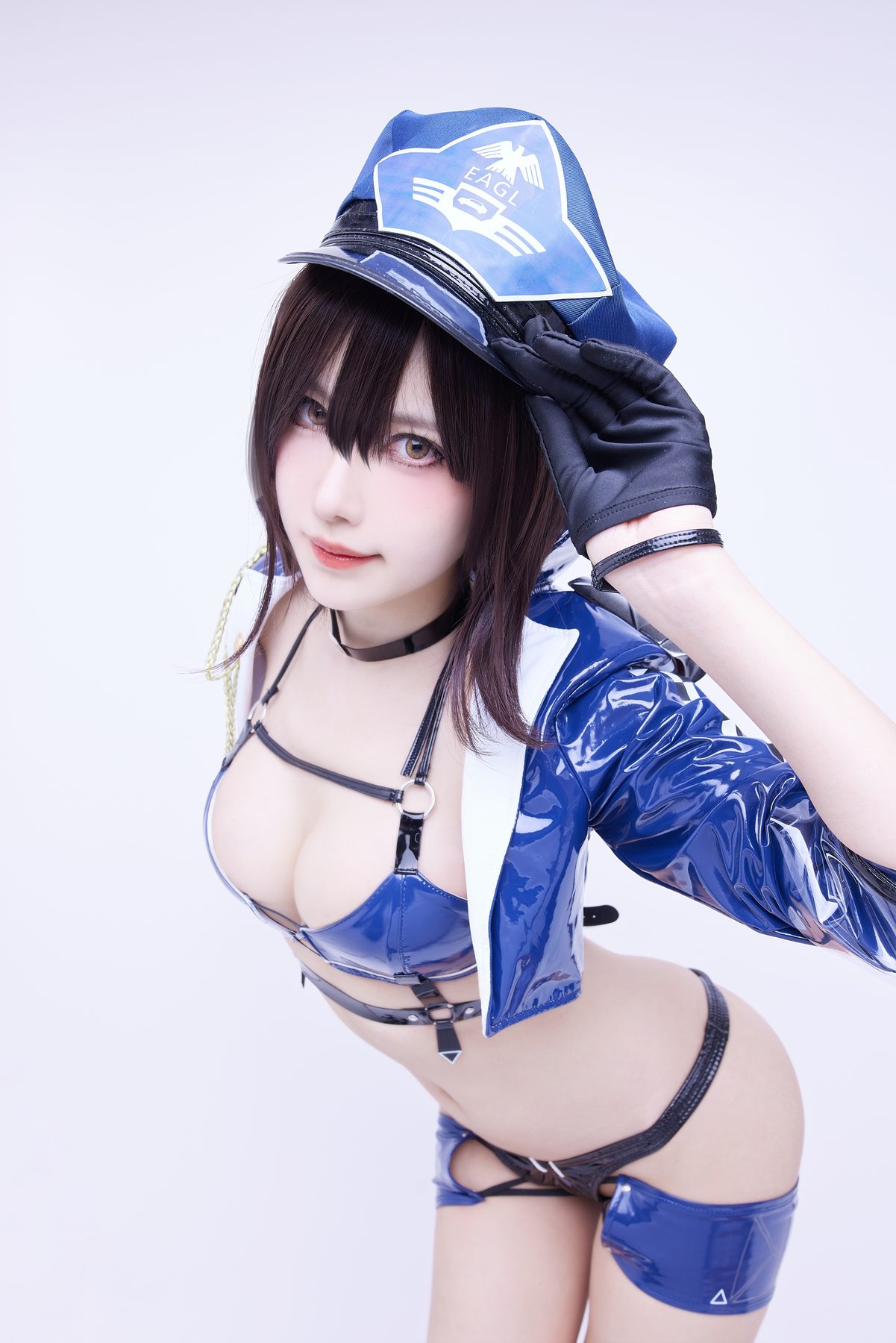 Shika小鹿鹿 碧蓝航线 巴尔的摩赛车服 COS写真