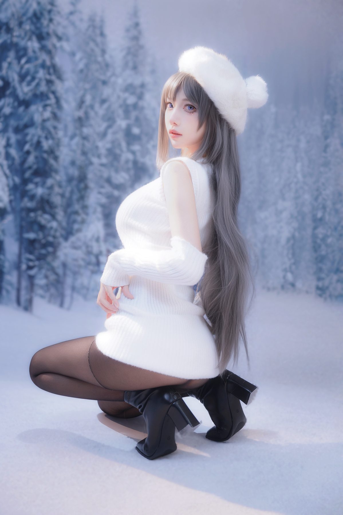Shika小鹿鹿 麻衣学姐 COS写真
