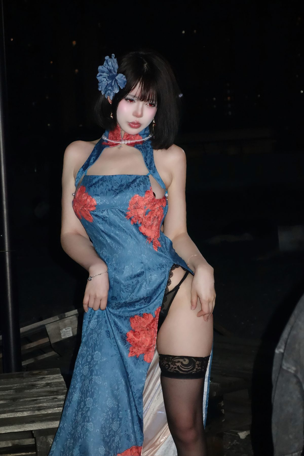 Tina很妖孽呀 碧蓝航线 建武 旗袍 COS写真