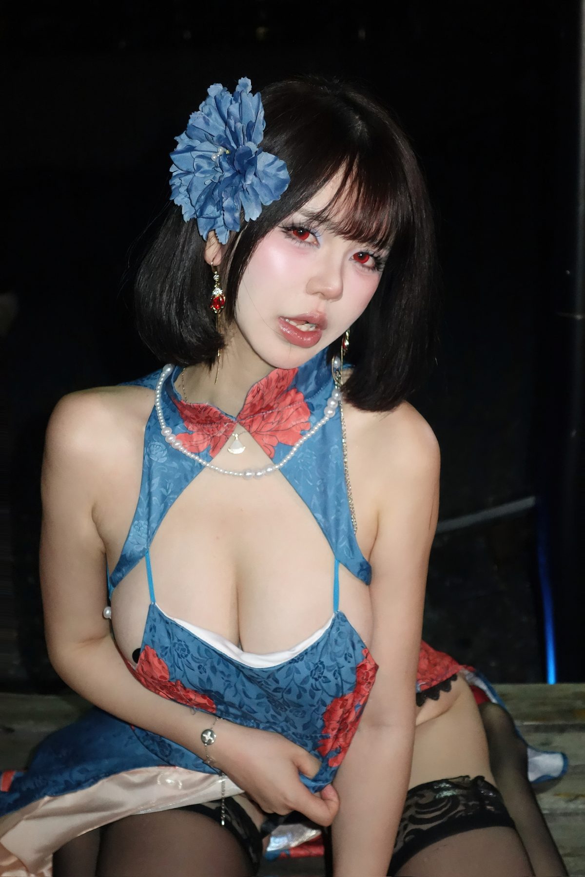 Tina很妖孽呀 碧蓝航线 建武 旗袍 COS写真