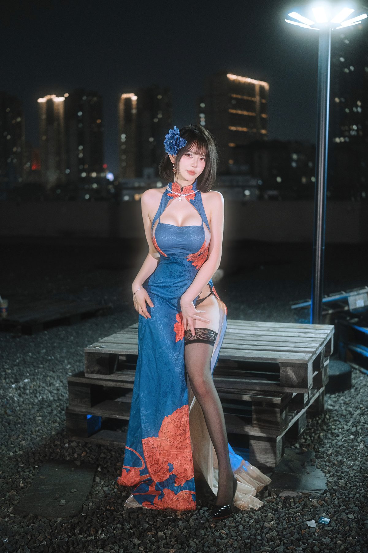 Tina很妖孽呀 碧蓝航线 建武 旗袍 COS写真