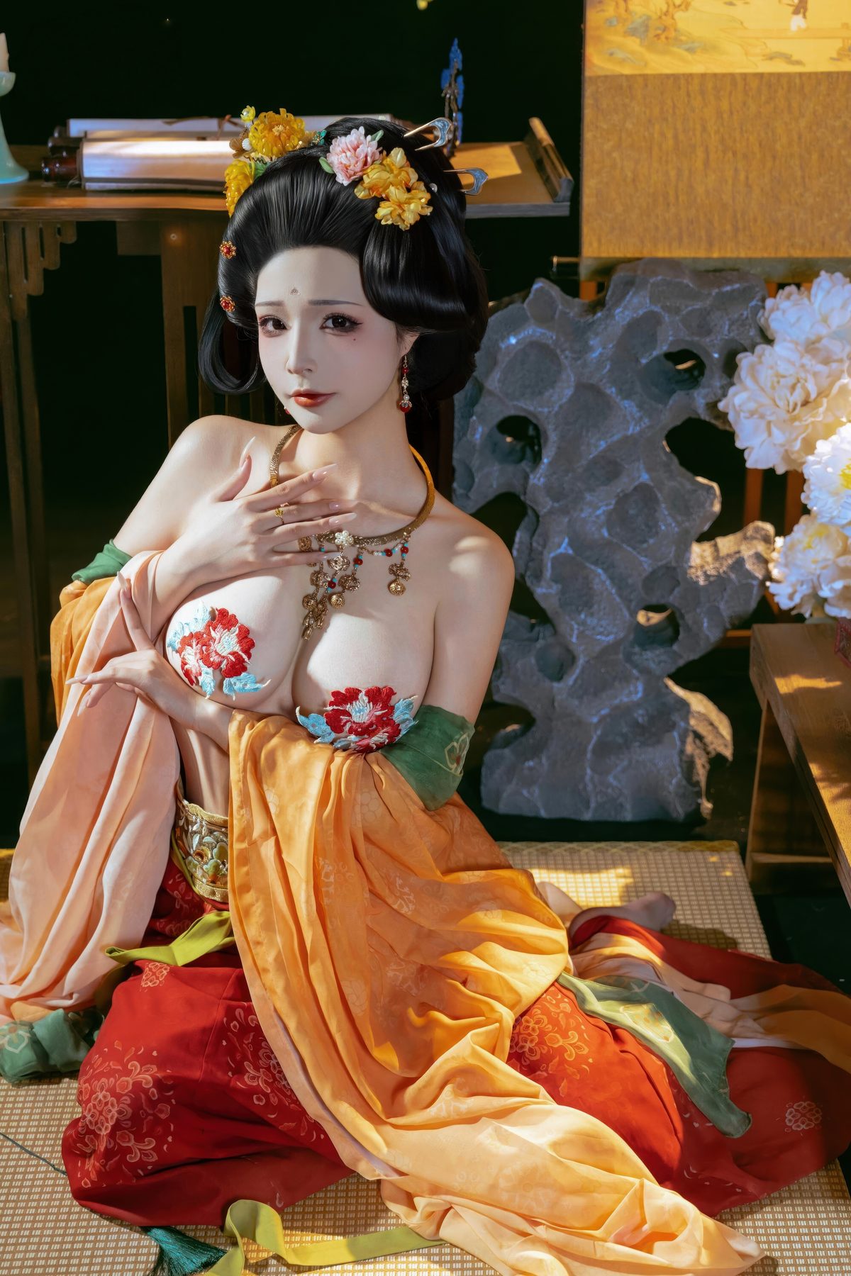 yuuhui玉汇 唐宫夜宴 COS写真
