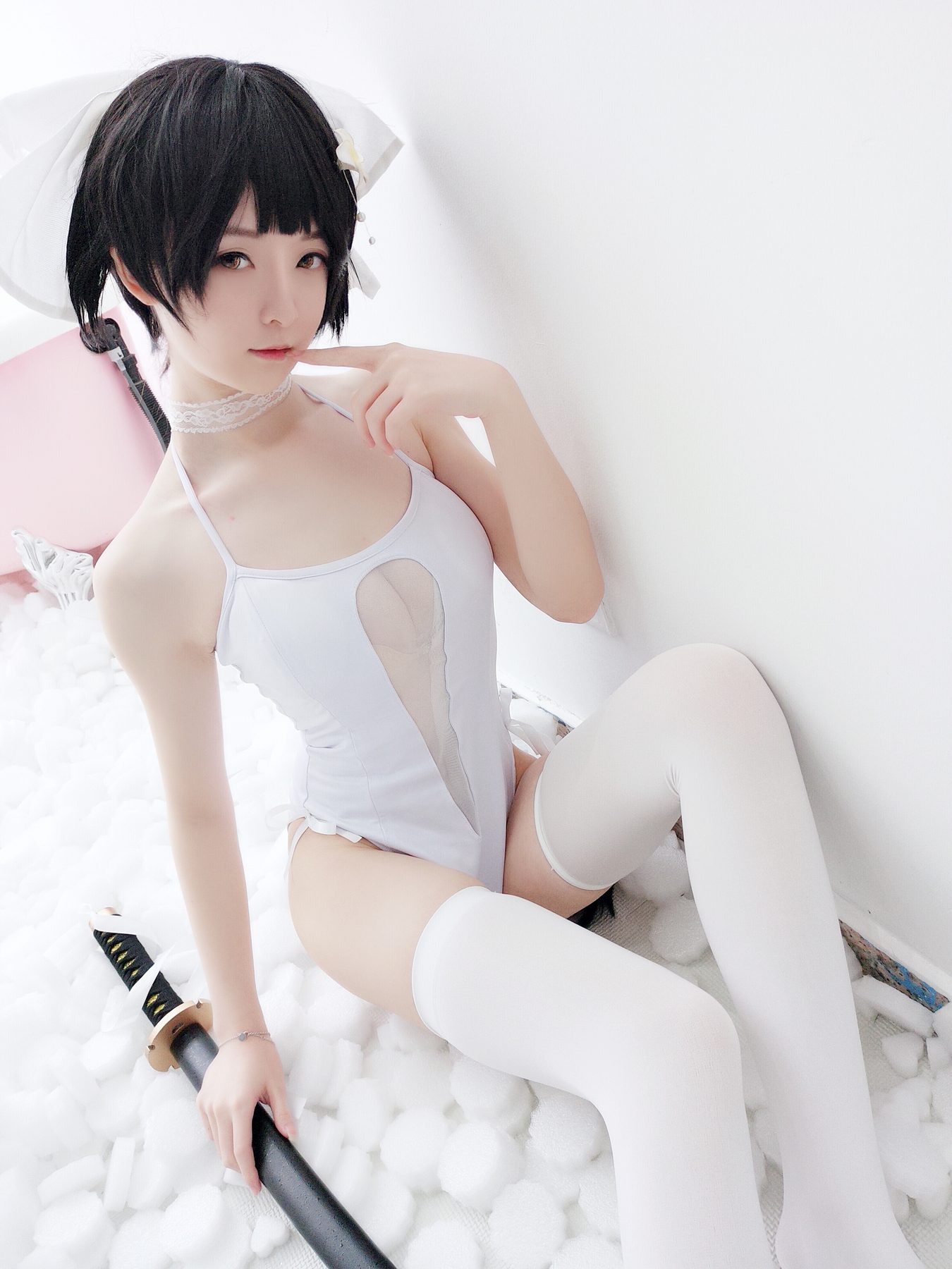 一小央泽 碧蓝航线-爱宕 COS写真