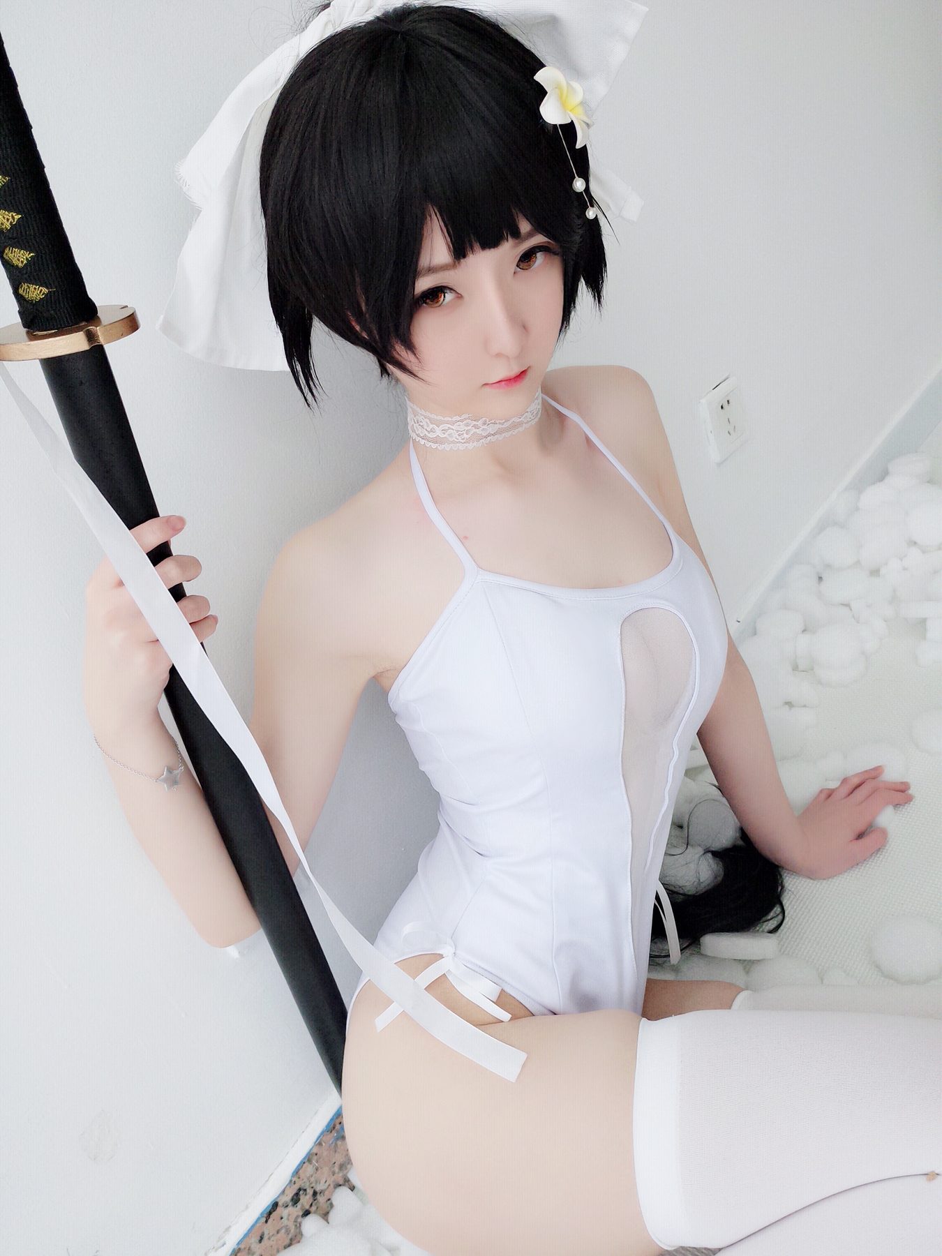 一小央泽 碧蓝航线-爱宕 COS写真