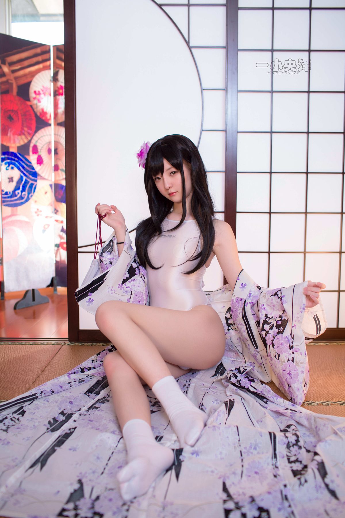 一小央泽 短袜 COS写真