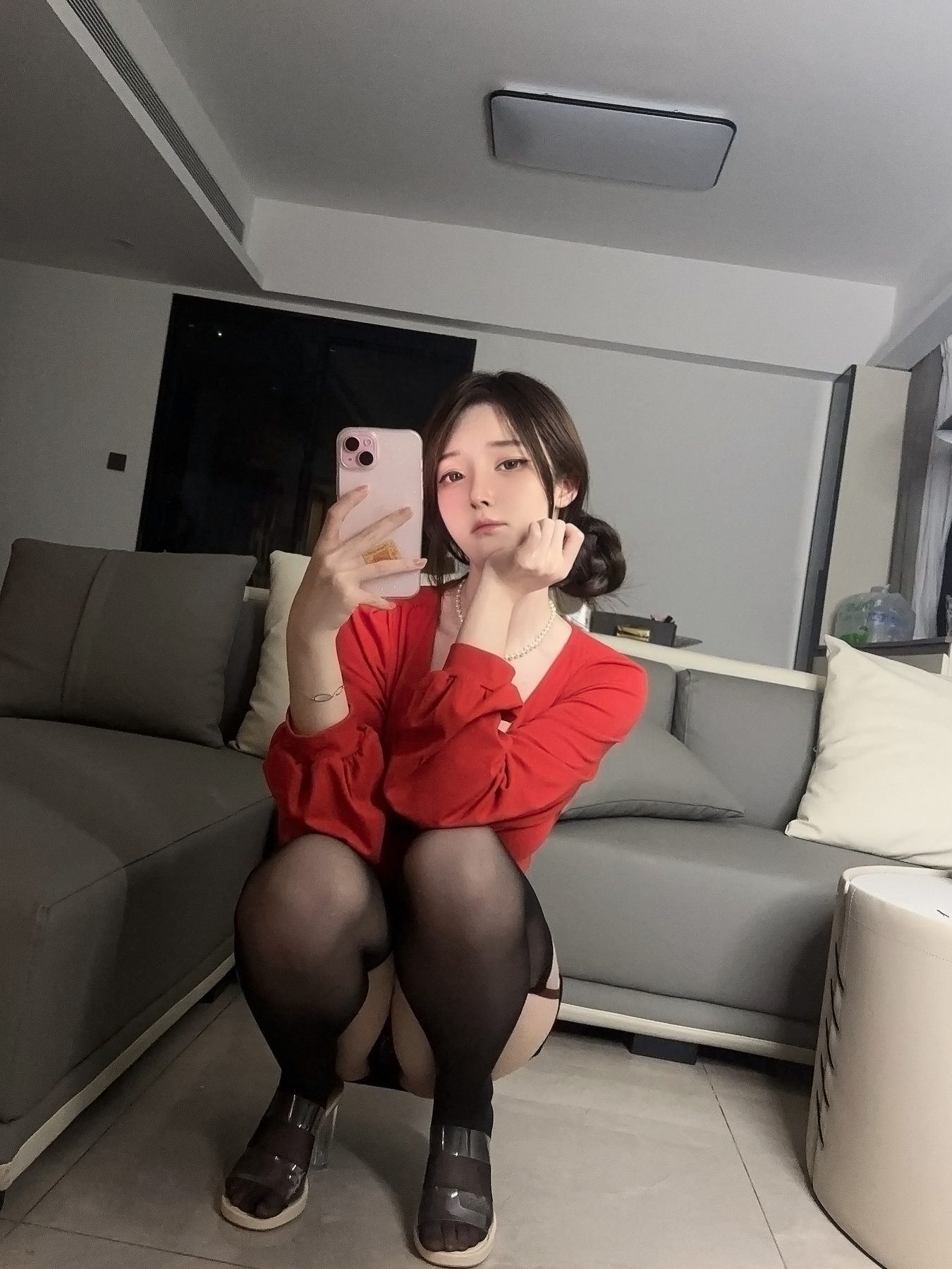 一小央泽 红色妈妈 COS写真