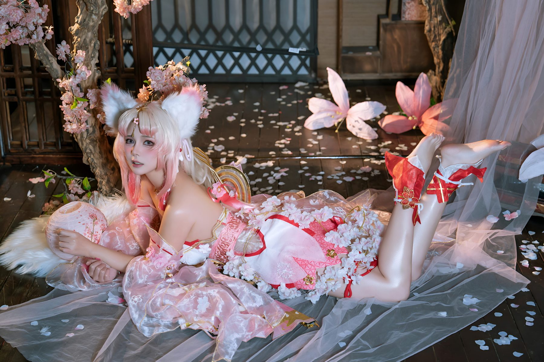 七月喵子 cosplay写真_原神胡桃合集 | 七月喵子 COS胡桃全套图包 [50P-621M]