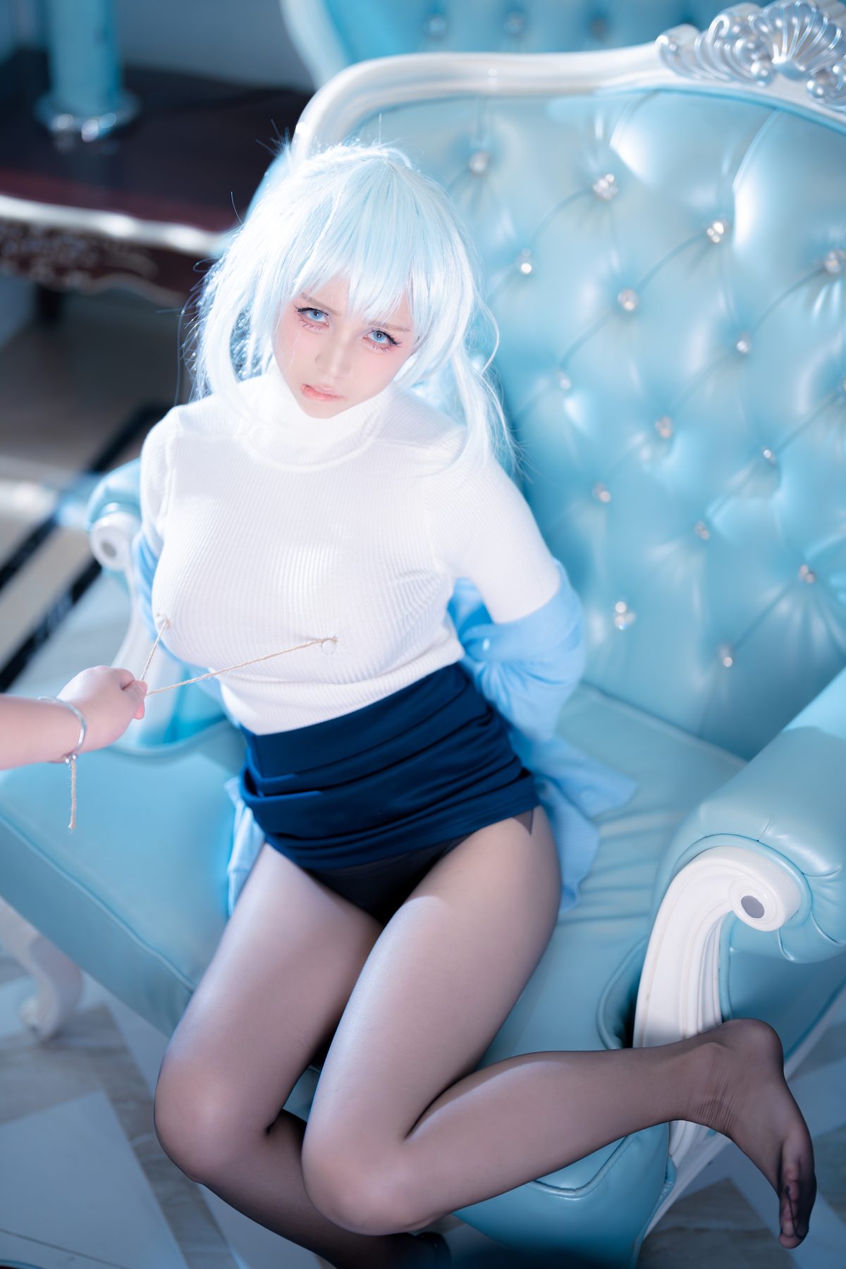 上杉绘梨落 雪女 COS写真