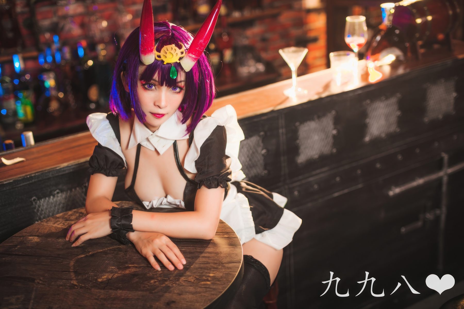 九九八吖 FGO 酒吞童子女仆 COS写真