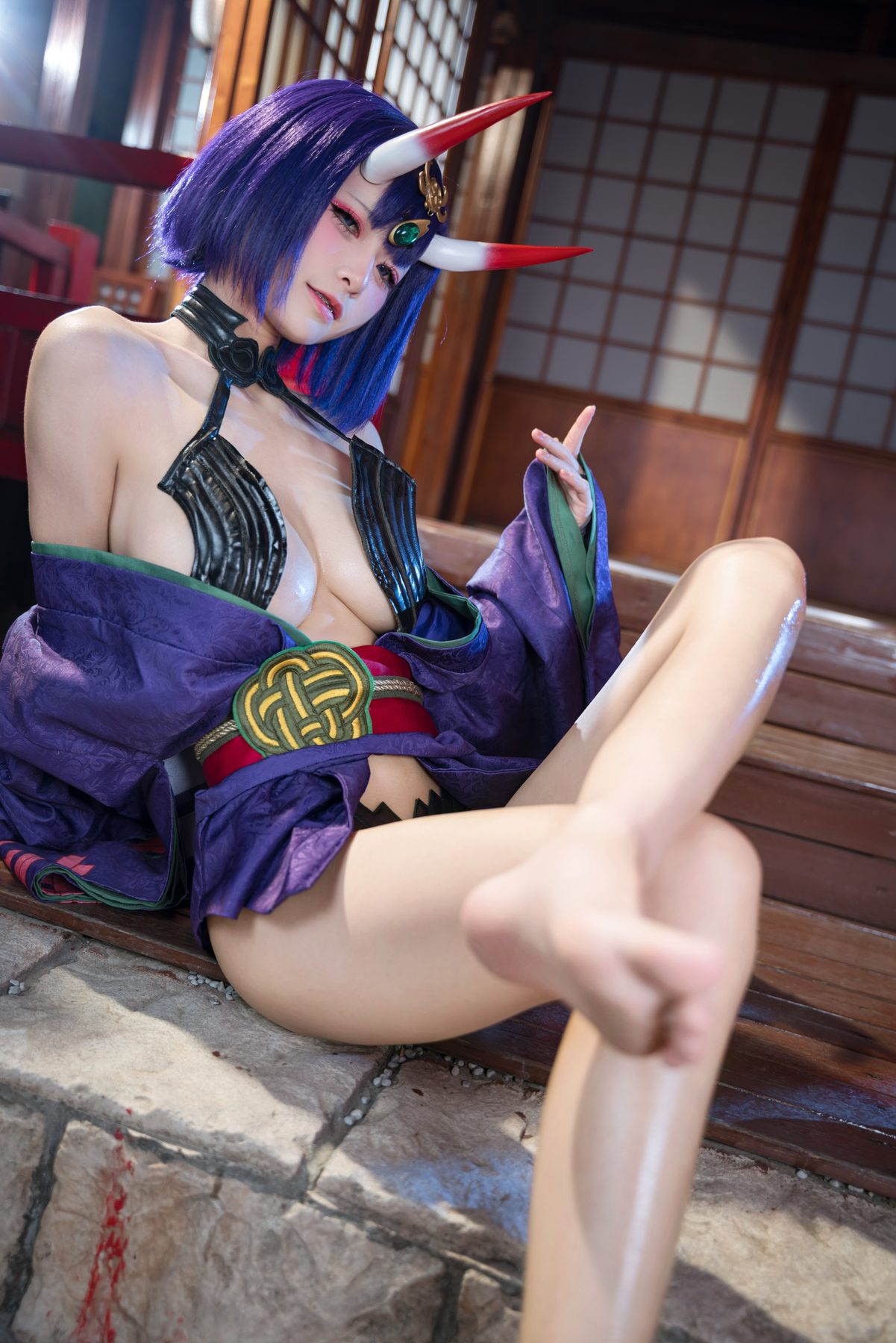 FGO 九柒喵 酒吞童子 原皮 COS写真