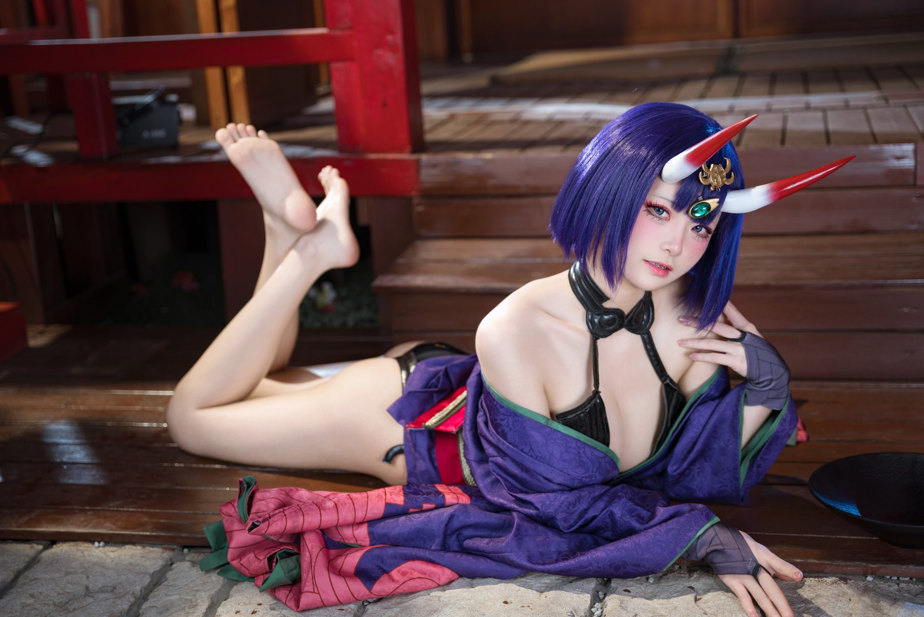 FGO 九柒喵 酒吞童子 原皮 COS写真