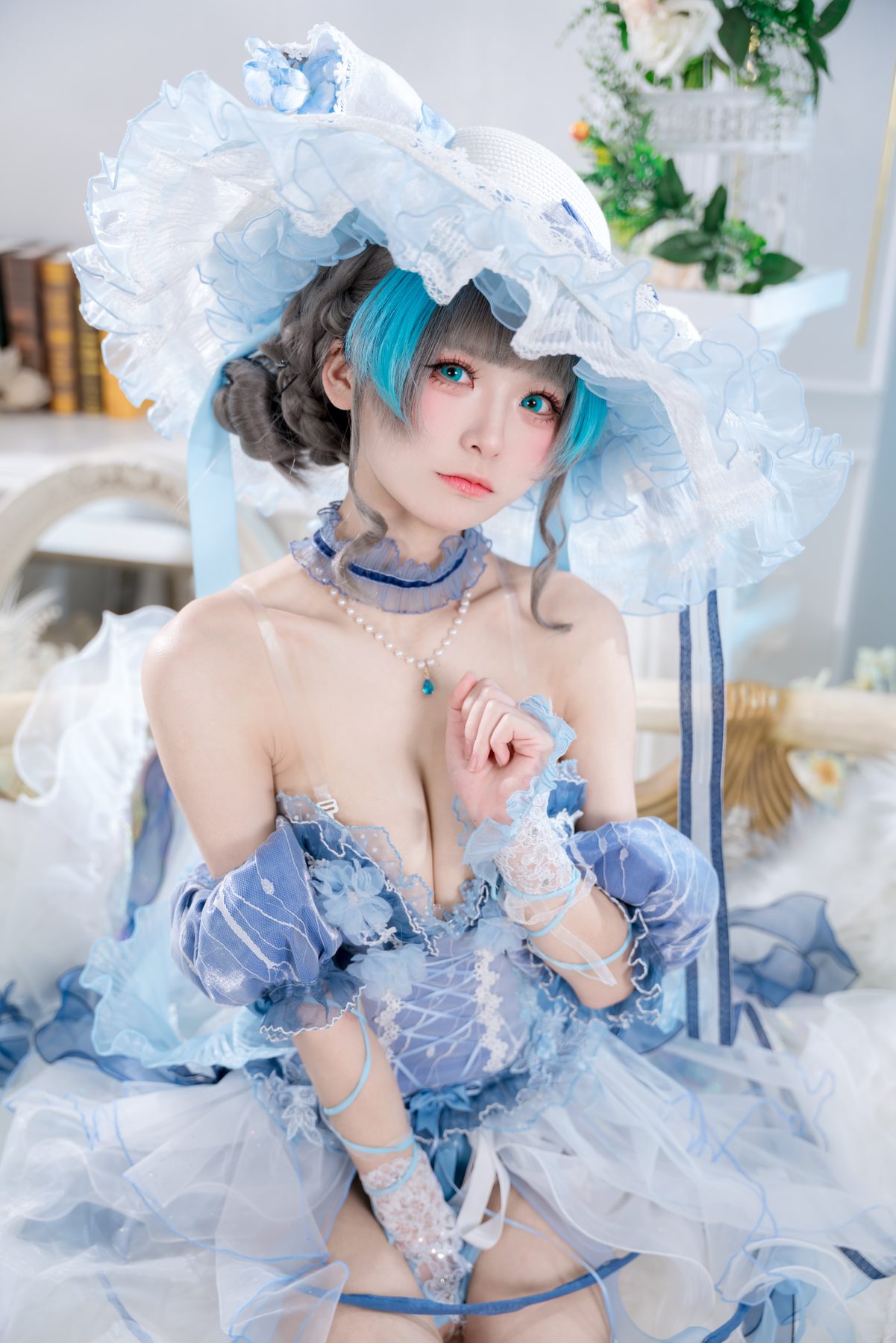 碧蓝航线 九柒喵 柴郡 冰雪 废稿 COS写真