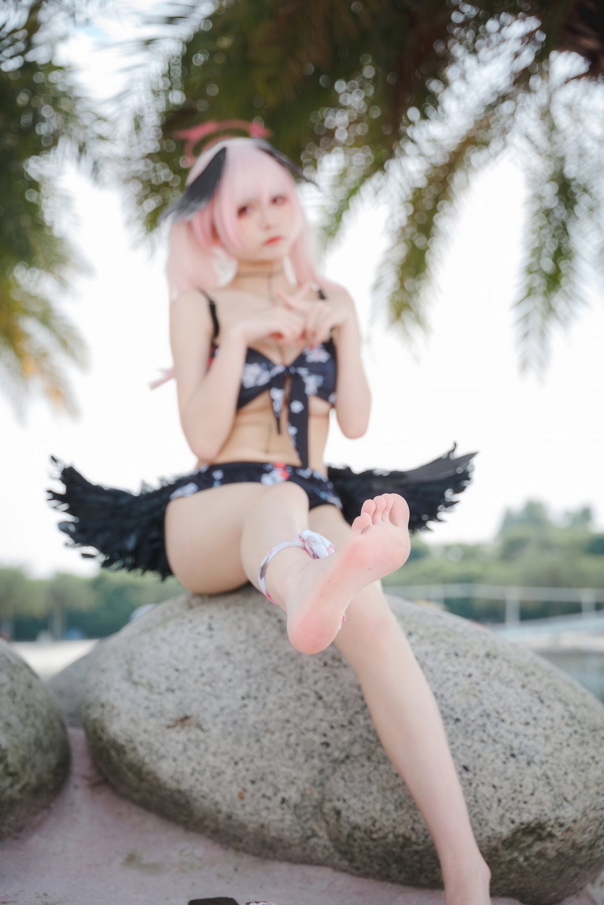 九柒喵 碧蓝航线 小春泳装 COS写真