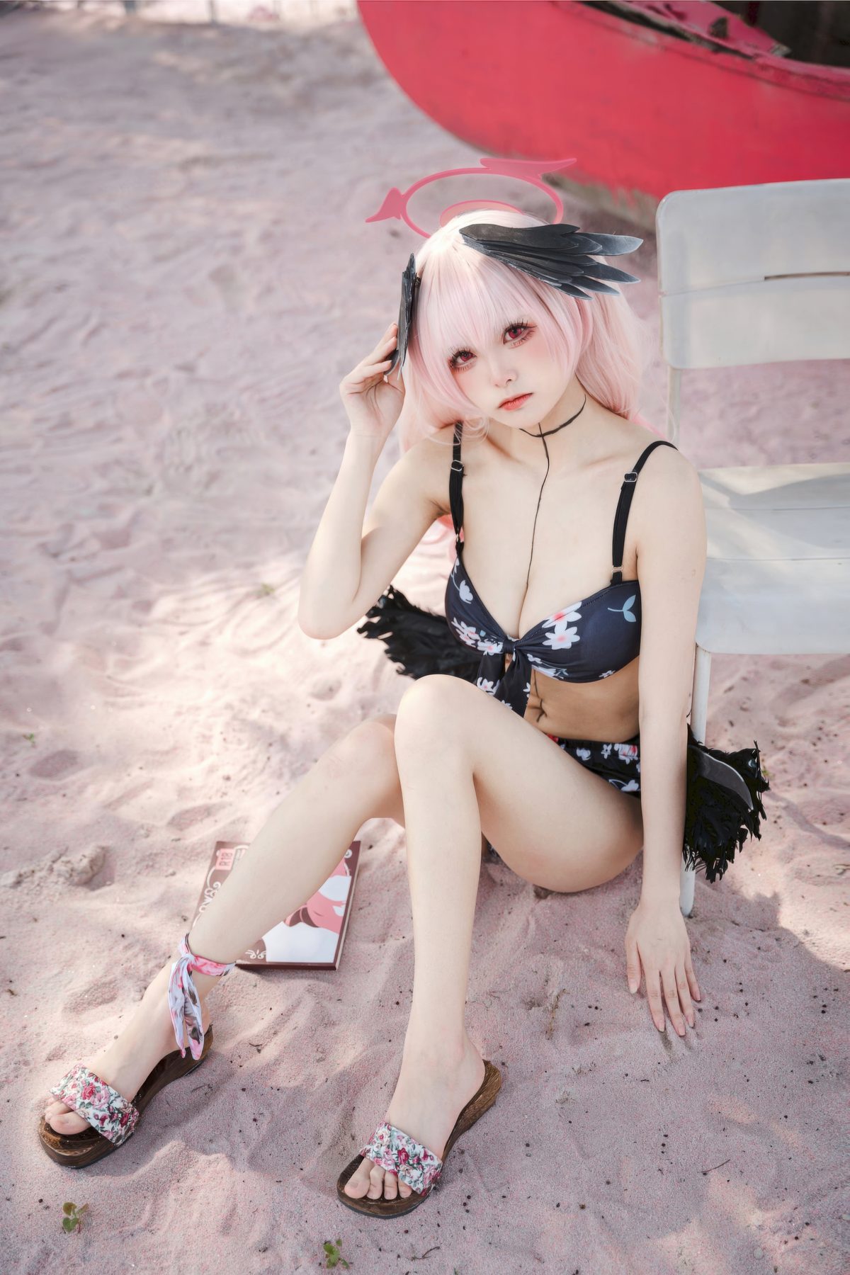九柒喵 碧蓝航线 小春泳装 COS写真