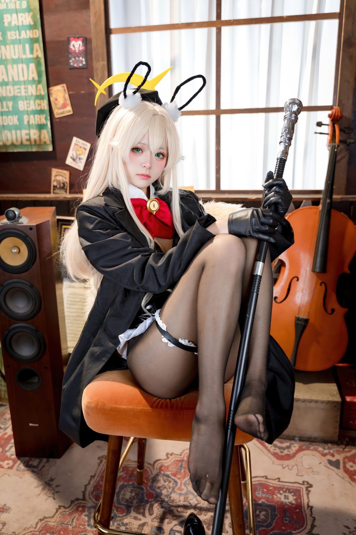 九柒喵 笑面兔女郎 COS写真