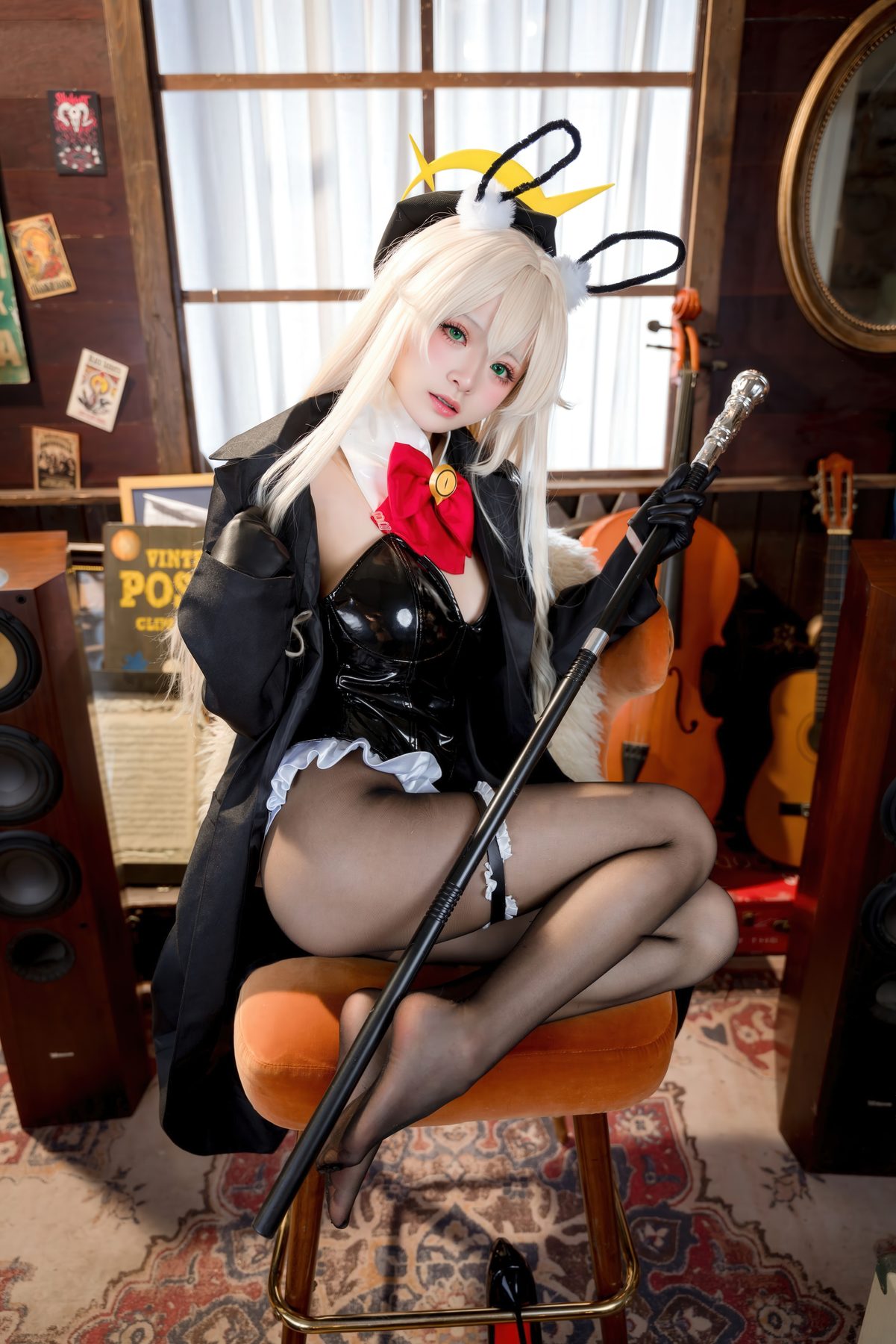 九柒喵 笑面兔女郎 COS写真