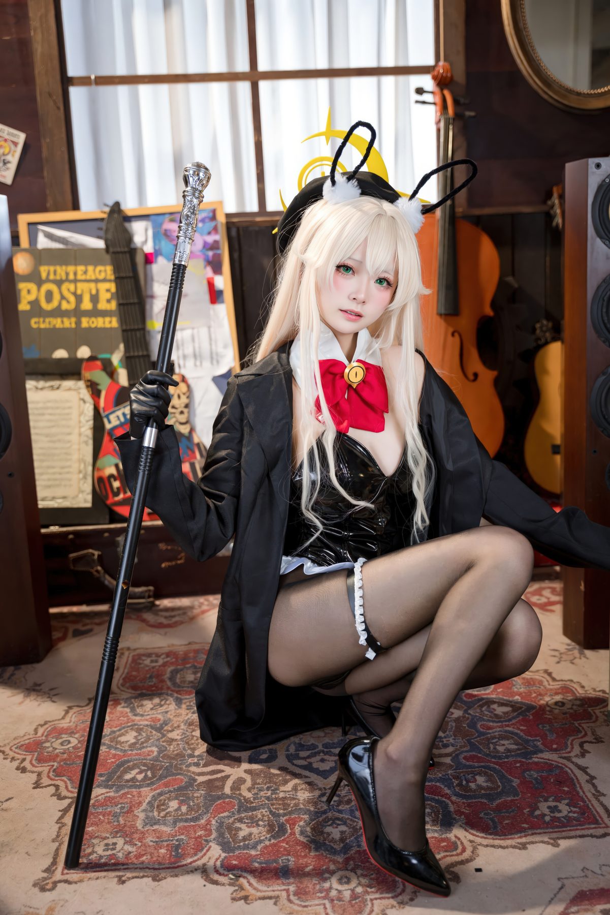 九柒喵 笑面兔女郎 COS写真
