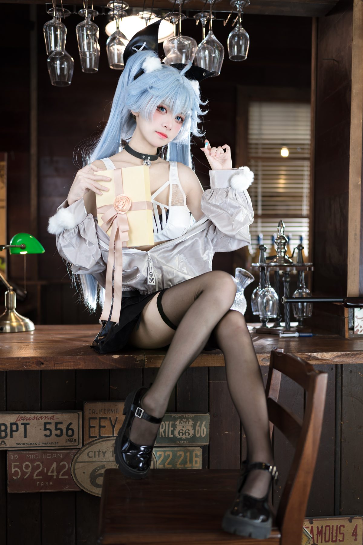 九柒喵 芙洛伦 药心 少女前线 COS写真