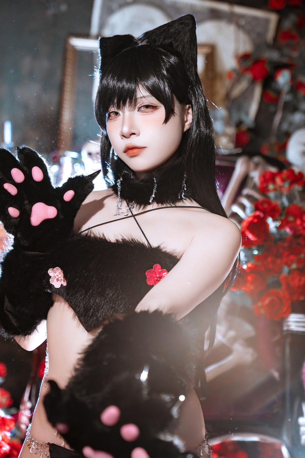 二佐Nisa 碧蓝航线 爱宕万圣节 COS写真