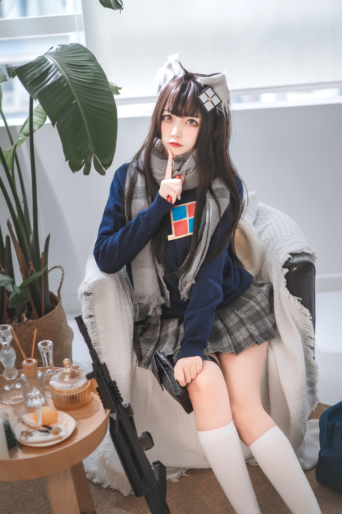 二佐Nisa 少女前线 95式JK COS写真