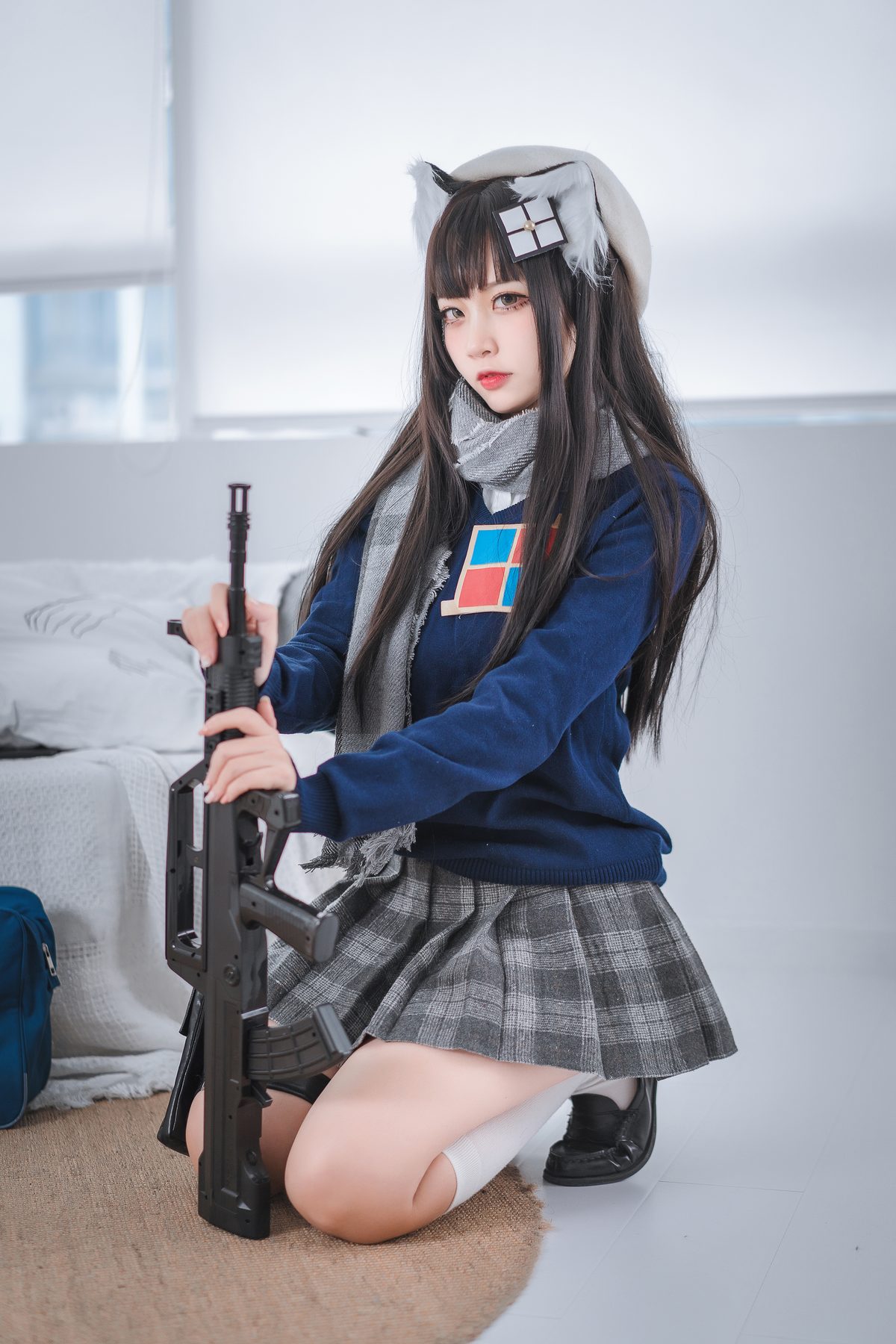 二佐Nisa cosplay写真_少女前线95式JK合集 | 二佐Nisa COS95式JK全套图包 [13P-194MB]