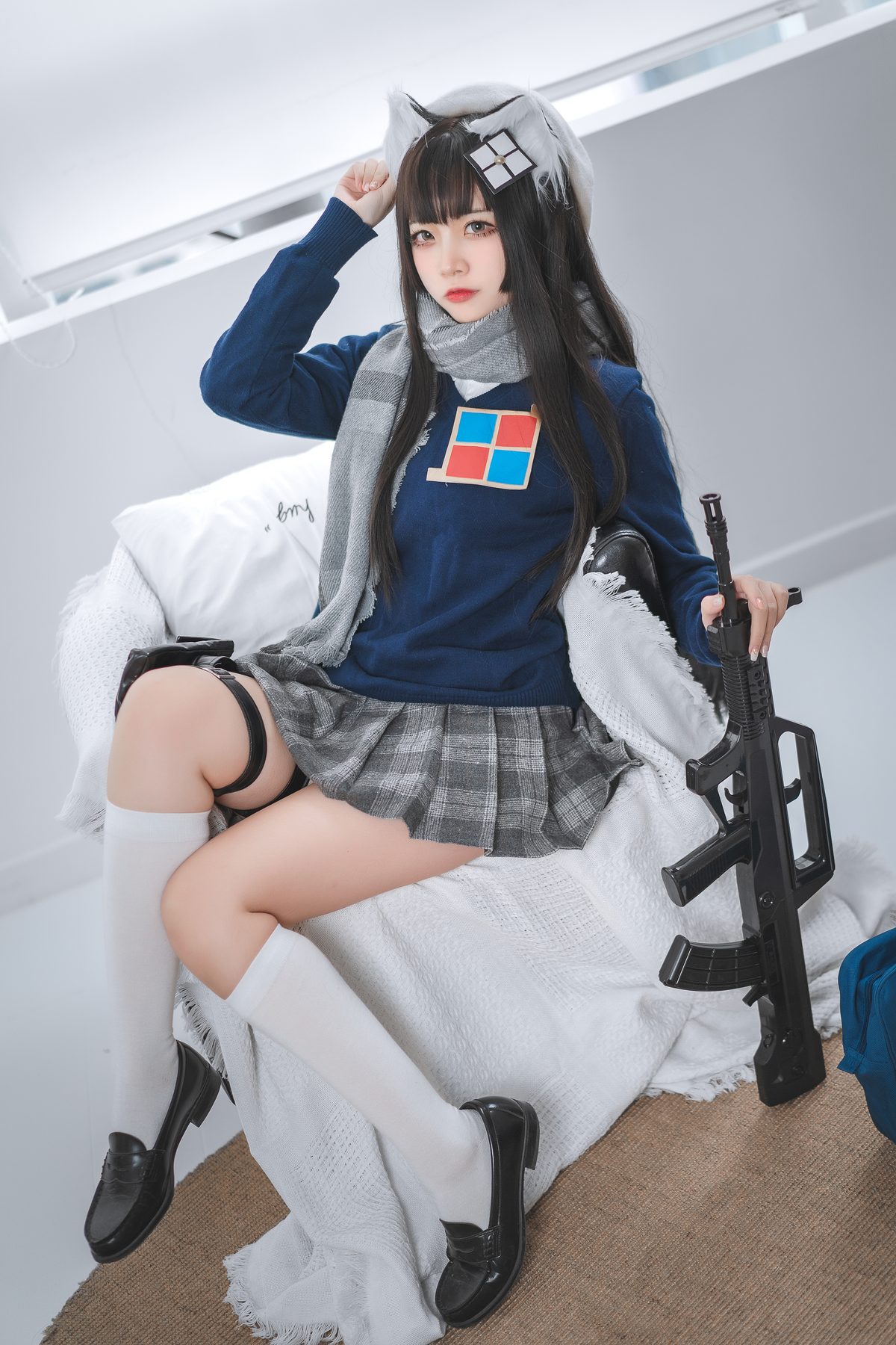 二佐Nisa 少女前线 95式JK COS写真