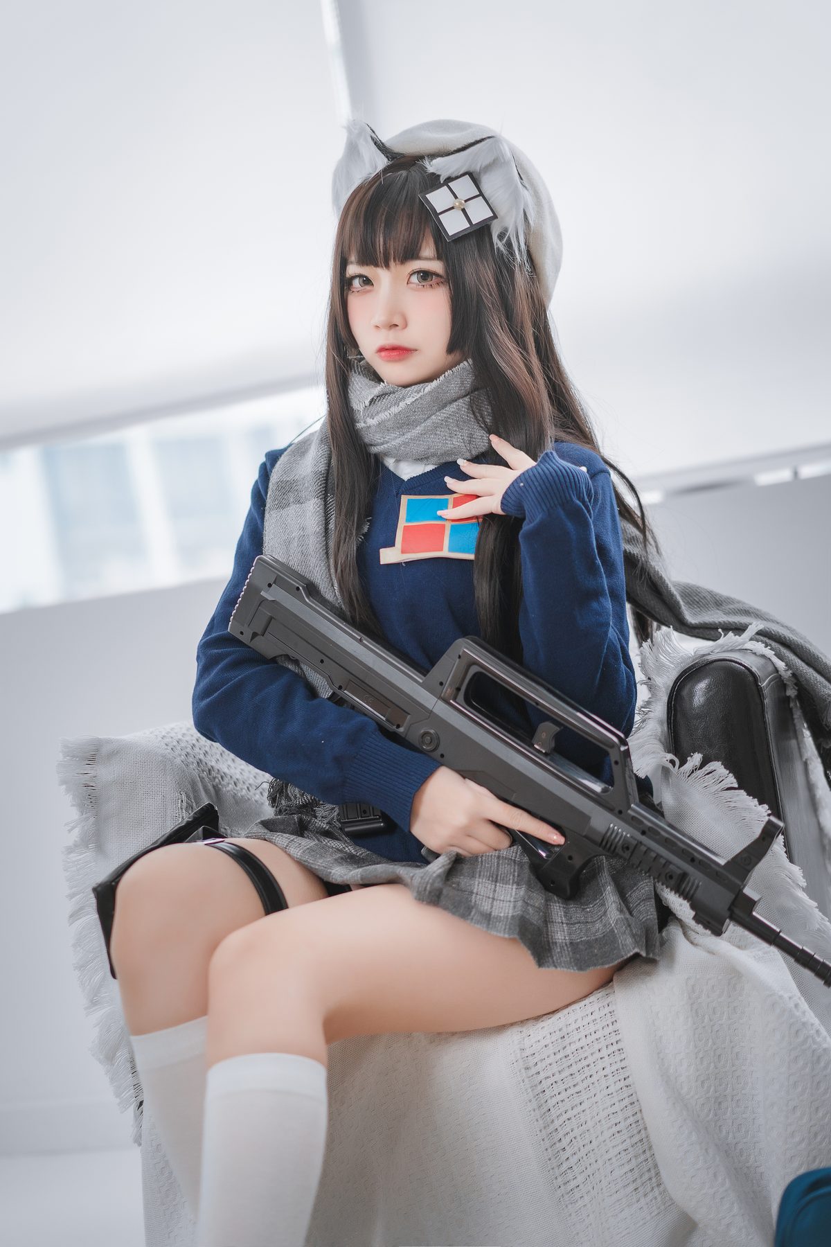 二佐Nisa 少女前线 95式JK COS写真
