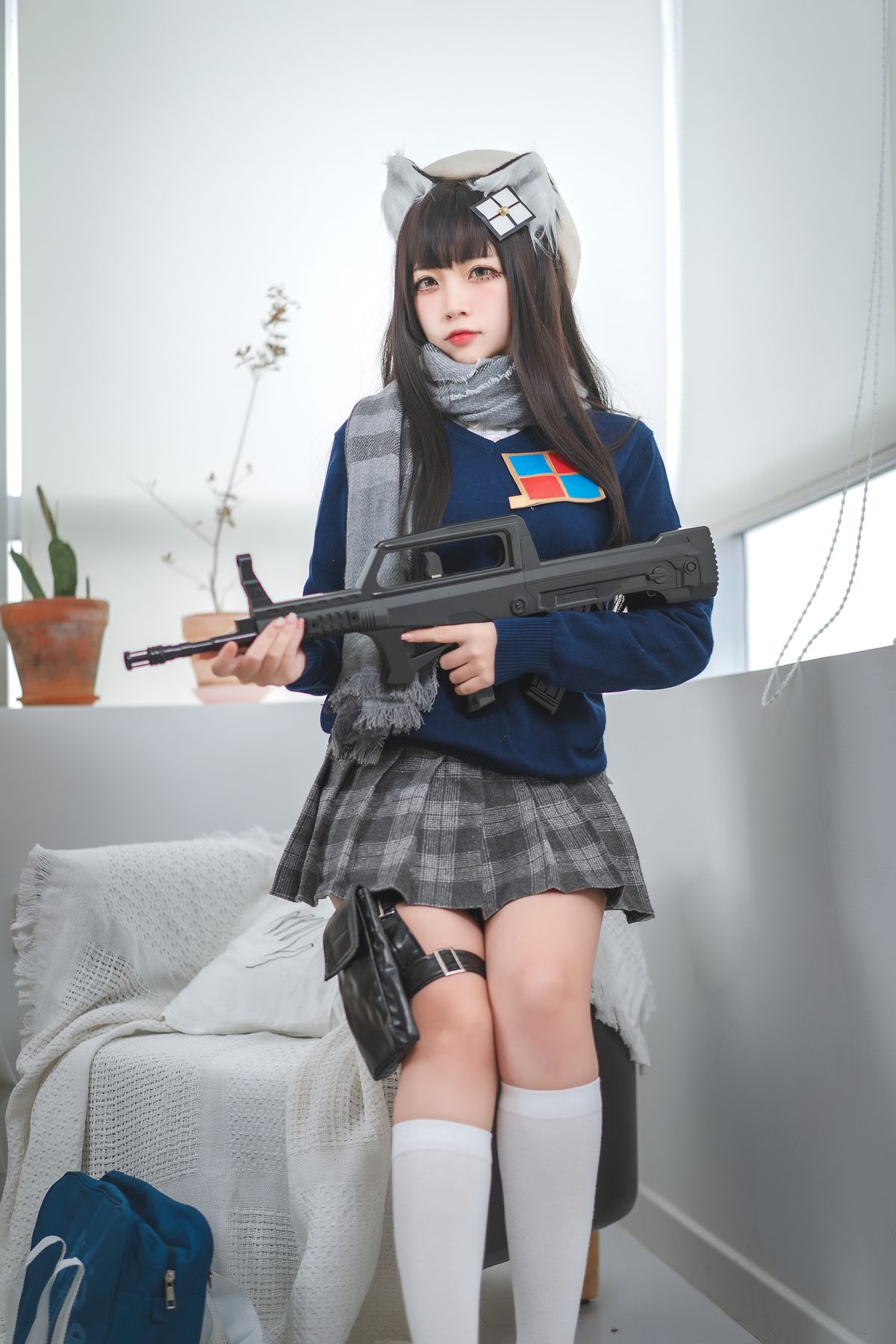 二佐Nisa 少女前线 95式JK COS写真
