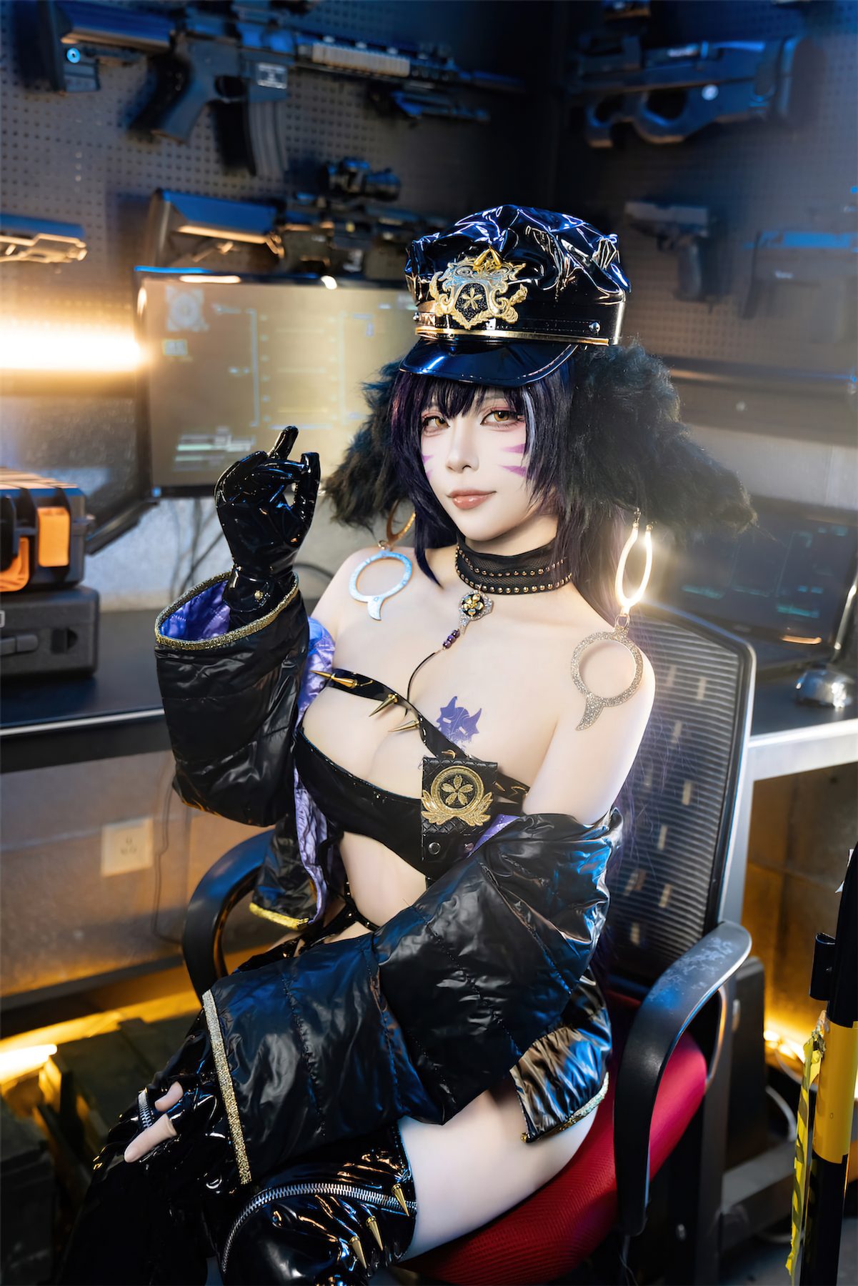 二佐Nisa 碧蓝航线 武藏 女警 COS写真