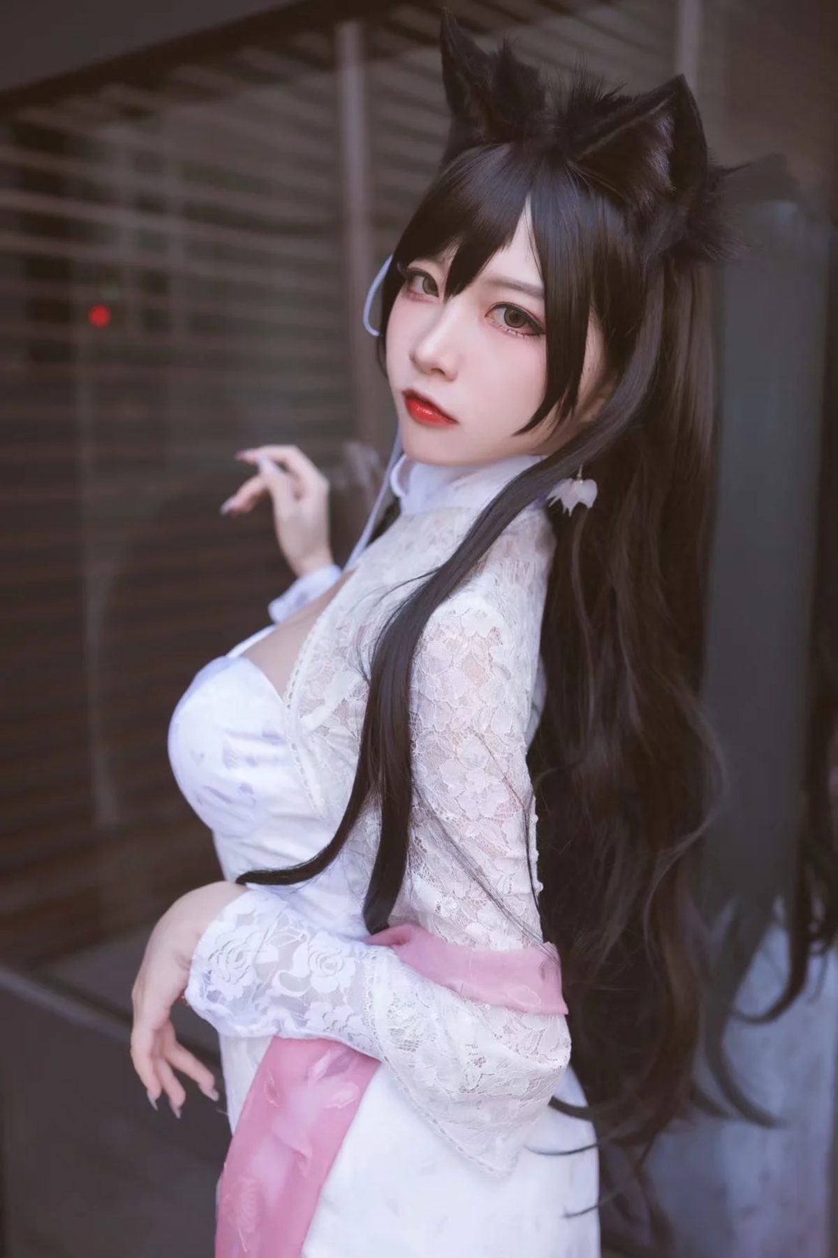 二佐Nisa cosplay写真_碧蓝航线爱宕旗袍合集 | 二佐Nisa COS爱宕旗袍全套图包 [18P-196MB]