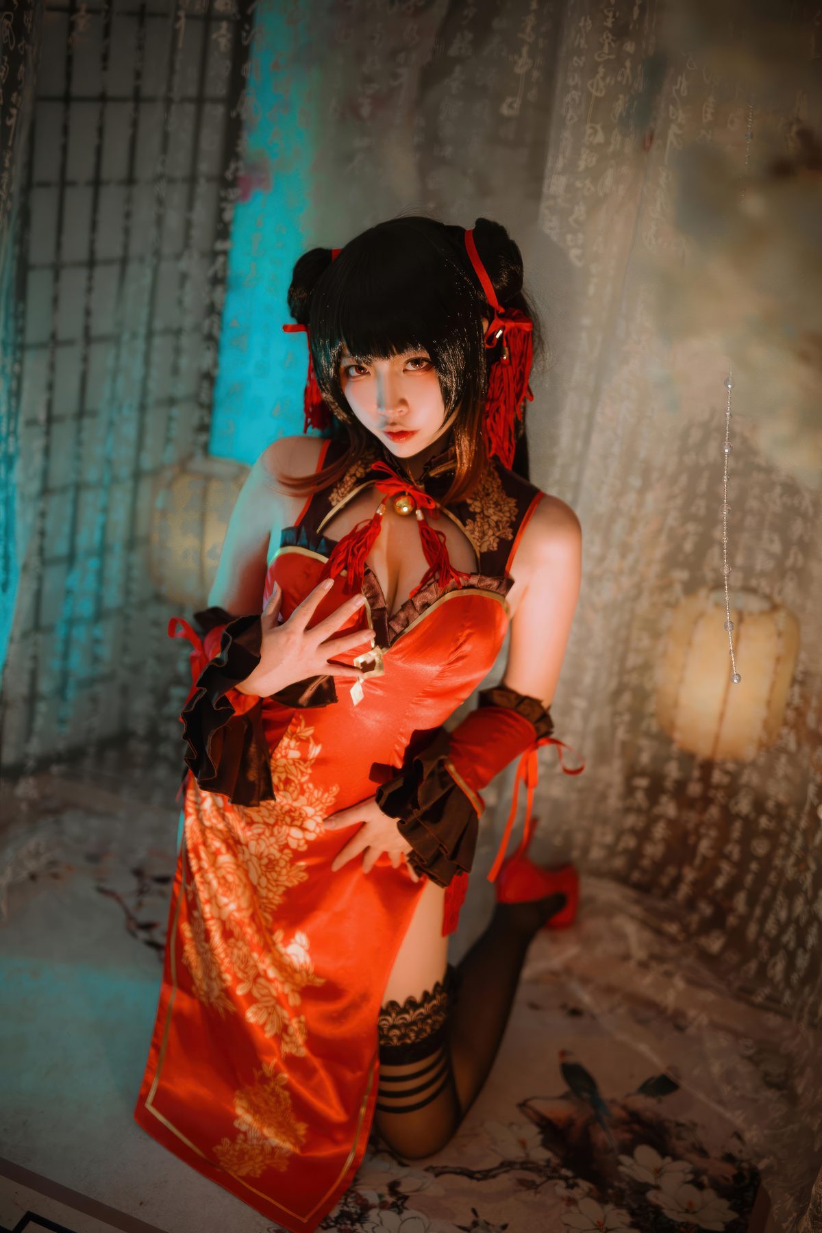 二佐Nisa 时崎狂三 新春旗袍 COS写真