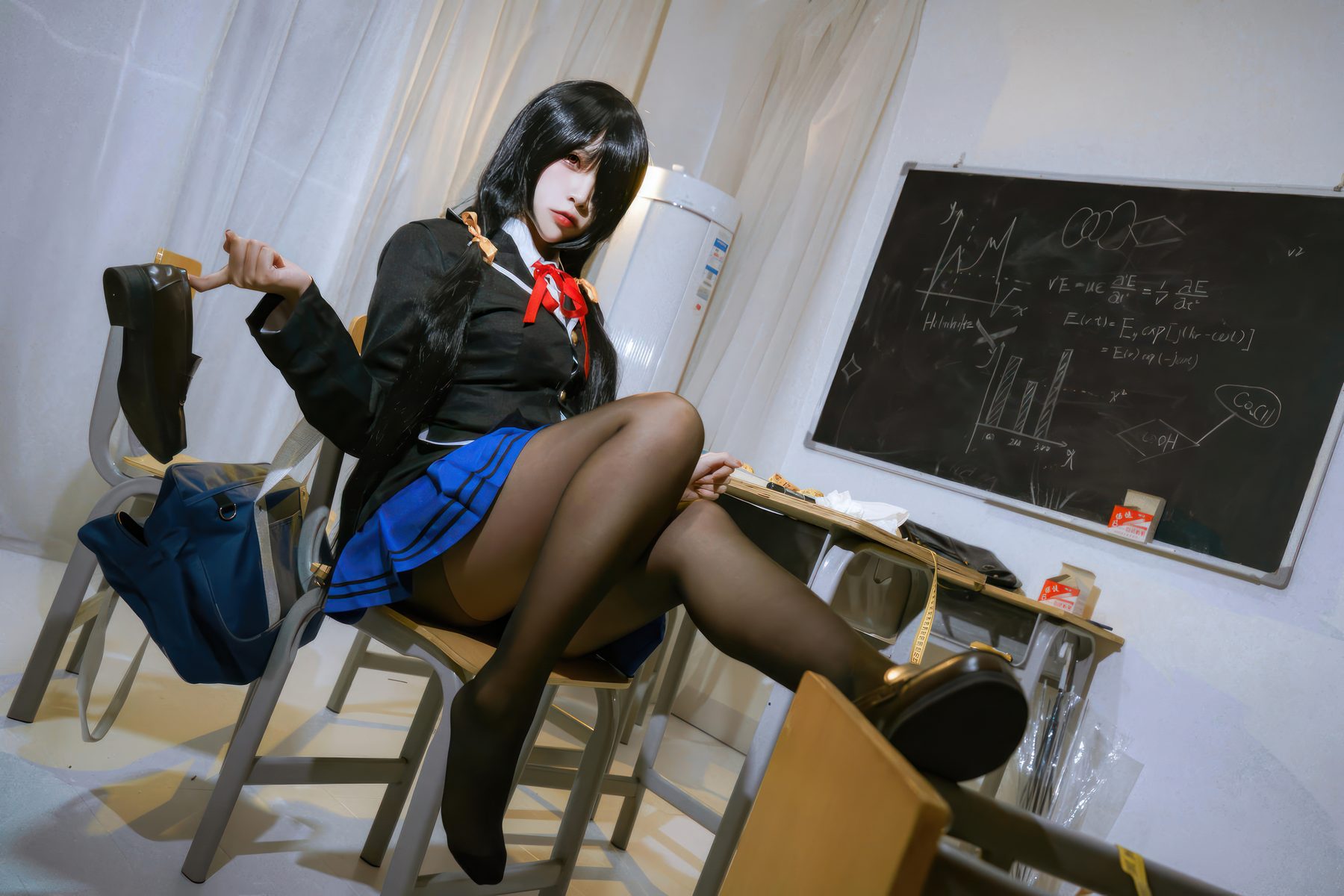 二佐Nisa 时崎狂三 制服 COS写真
